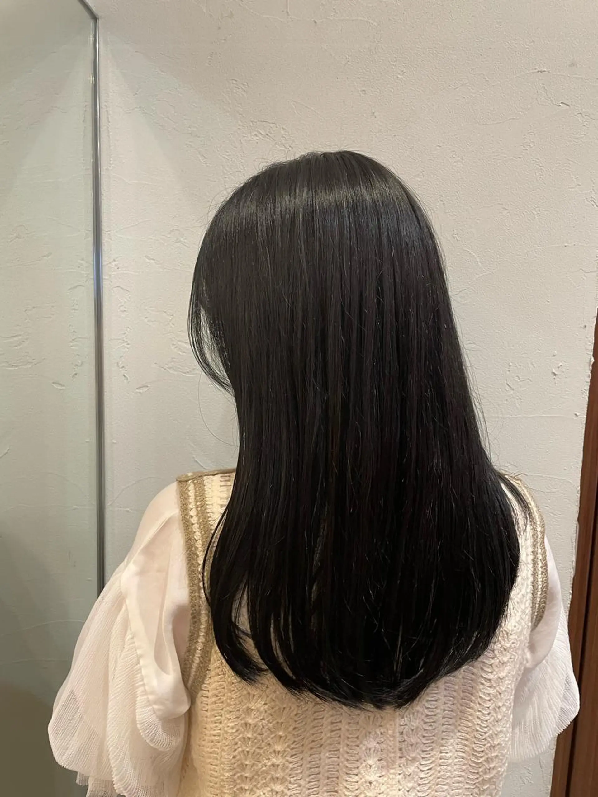 ロング カラー ダブルカラー 髪質改善 トリートメント 脇野 茉優のヘアスタイル