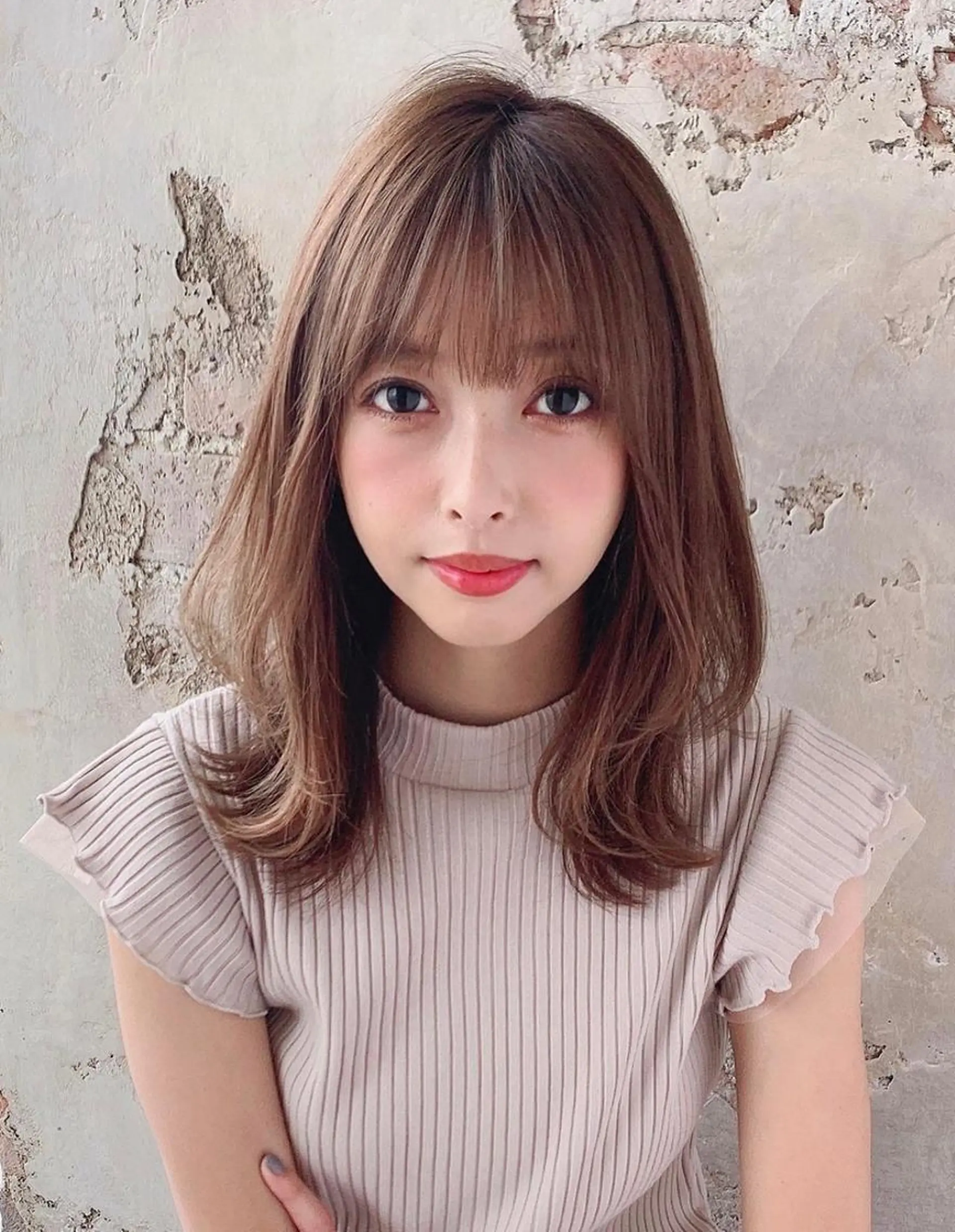 ミディアム カット 縮毛矯正 エリア1位⭐️ けんとのヘアスタイル