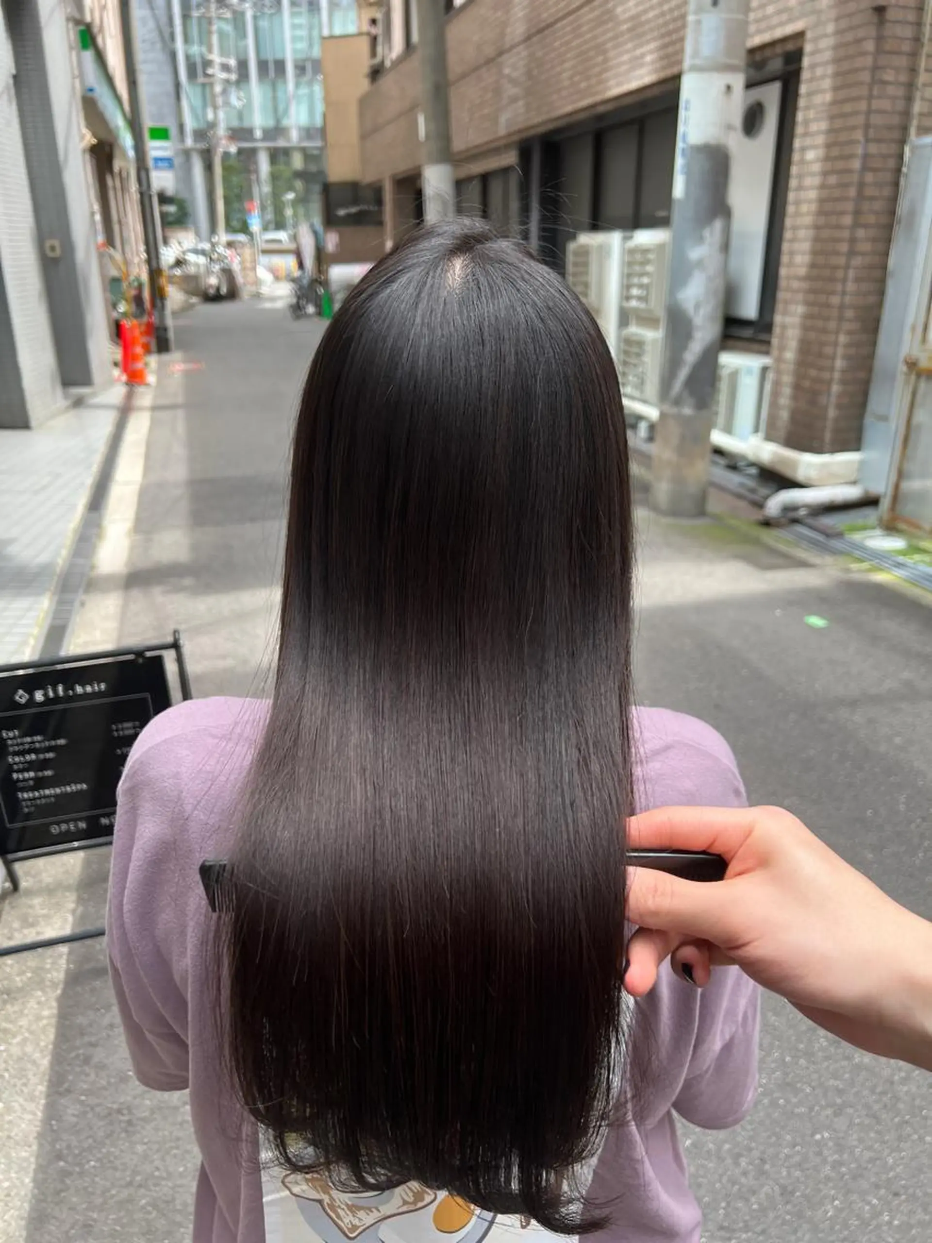 ロング 髪質改善ストレート Kantaのヘアスタイル