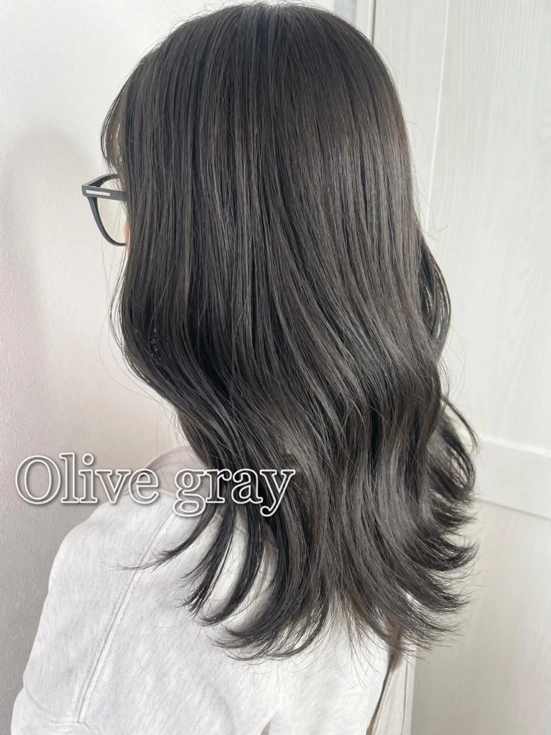 ロング カラー 小顔カット/透明感 カラー/美髪矯正🫧のヘアスタイル