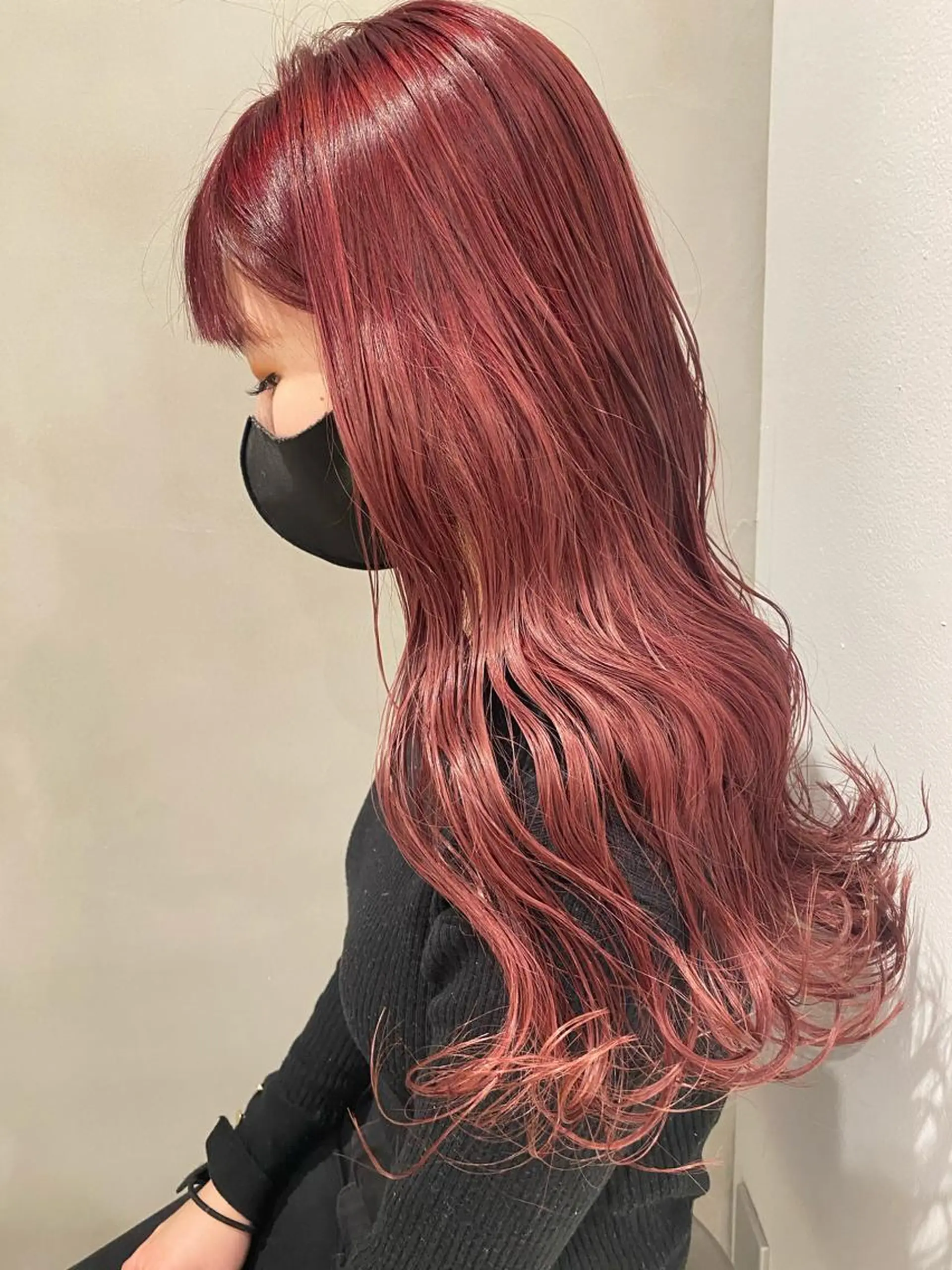 ロング カラー カット ヘアカラー nishido ハイライト/海外ヘアのヘアスタイル