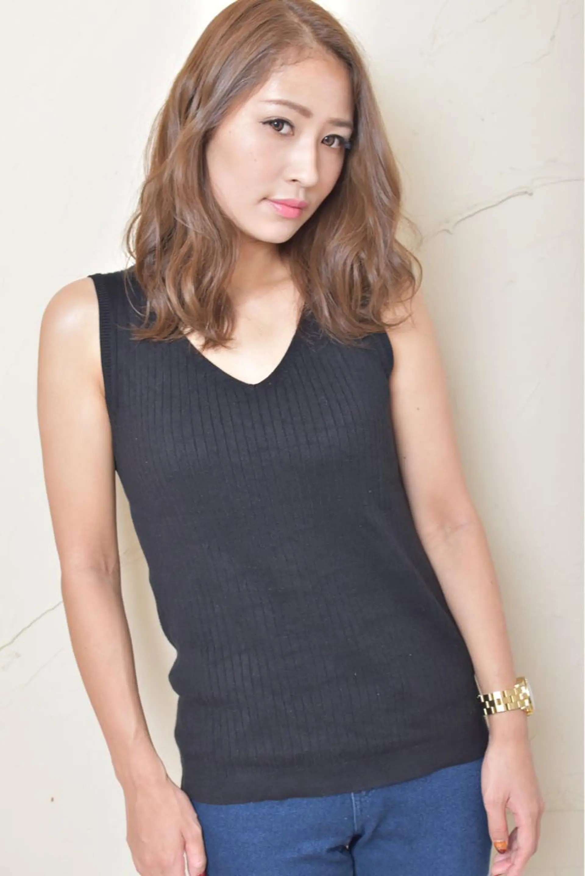 ミディアム カラー ヘアカラー トリートメント Ichimura yurieのヘアスタイル