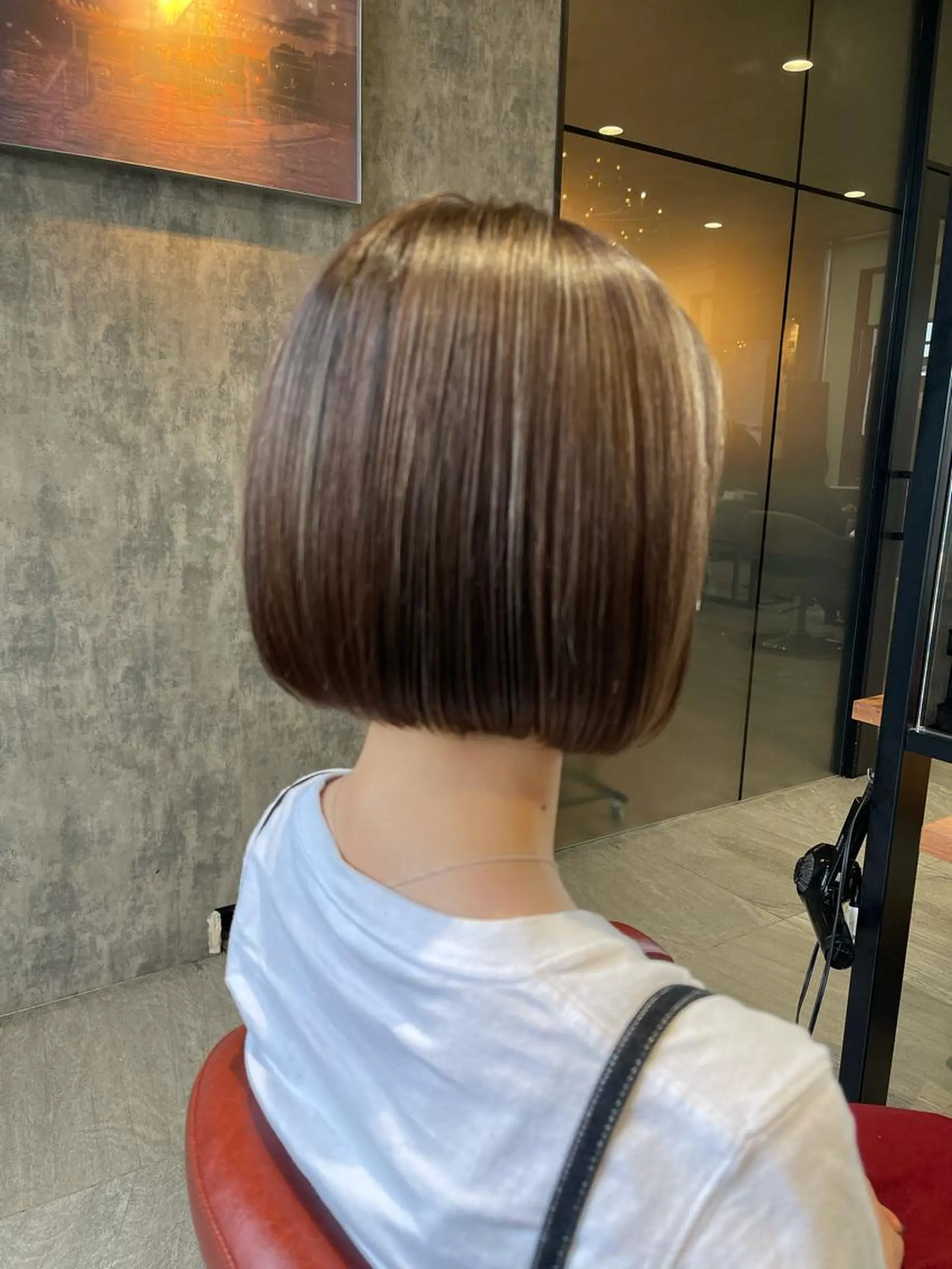 ショート ボブ ハイライト EARTH中野山店所属・池田 雅宏のヘアスタイル