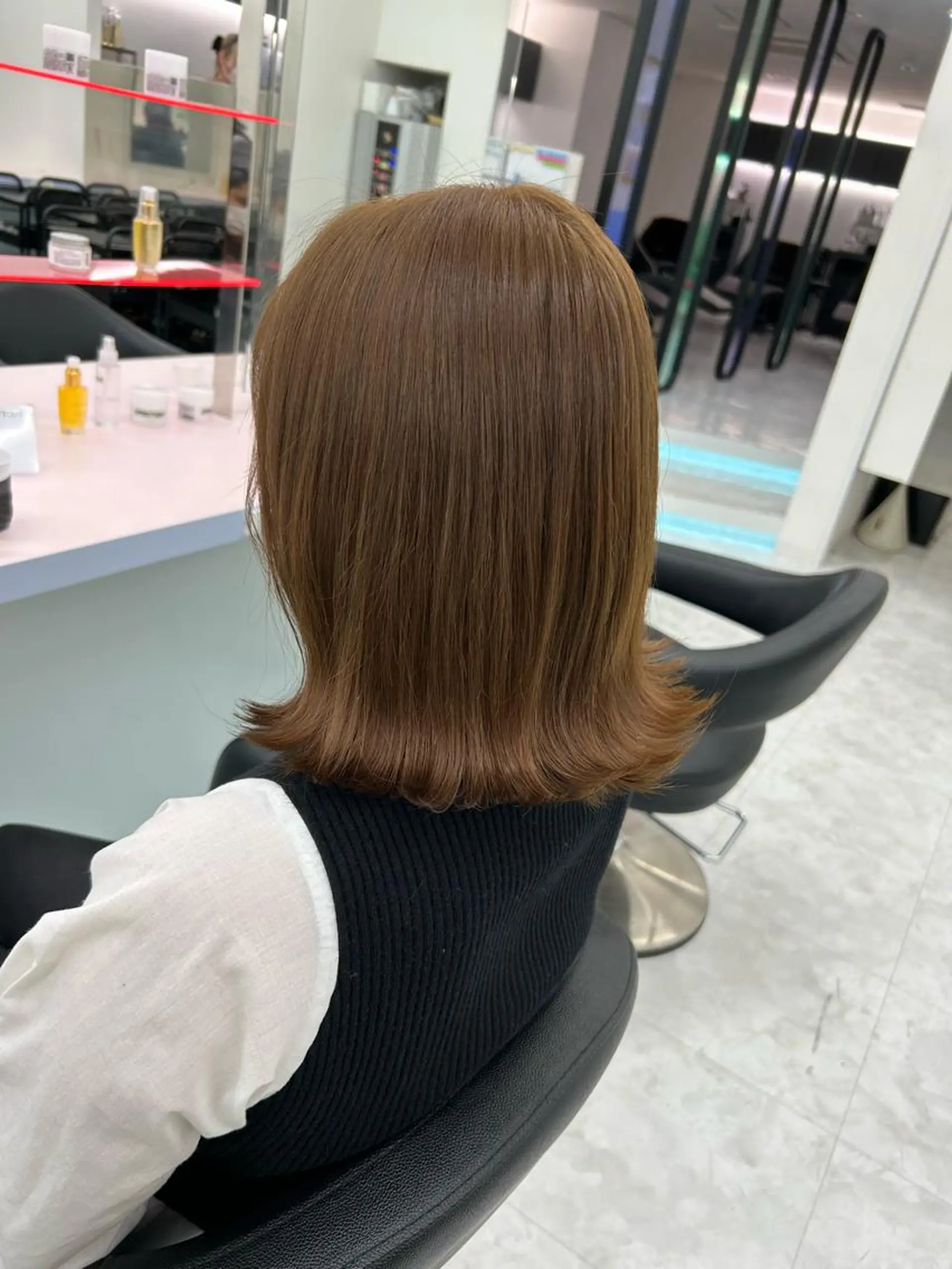 セミロング カラー ヘアアレンジ ヘアカラー トリートメント ブリーチなしの達人 🌈KAITOのヘアスタイル