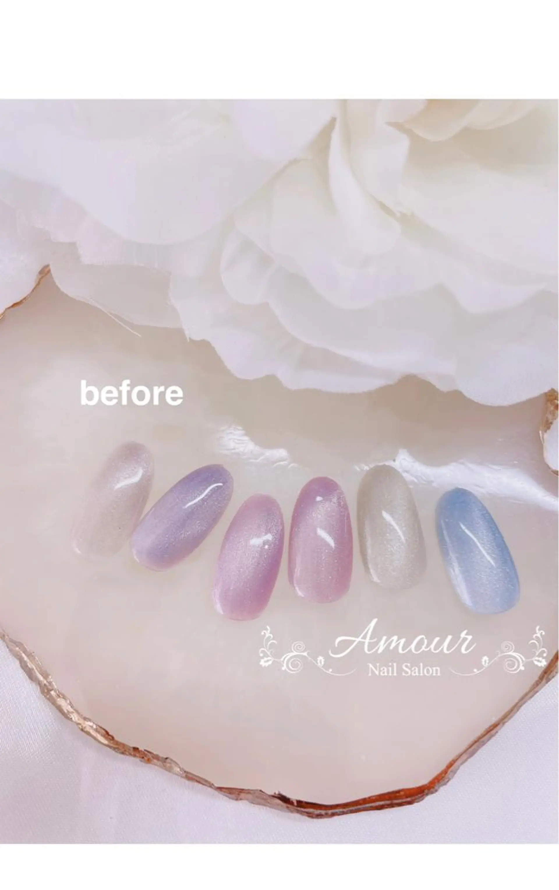 ネイル マグネットネイル nailsalon ♡amour♡のネイルデザイン