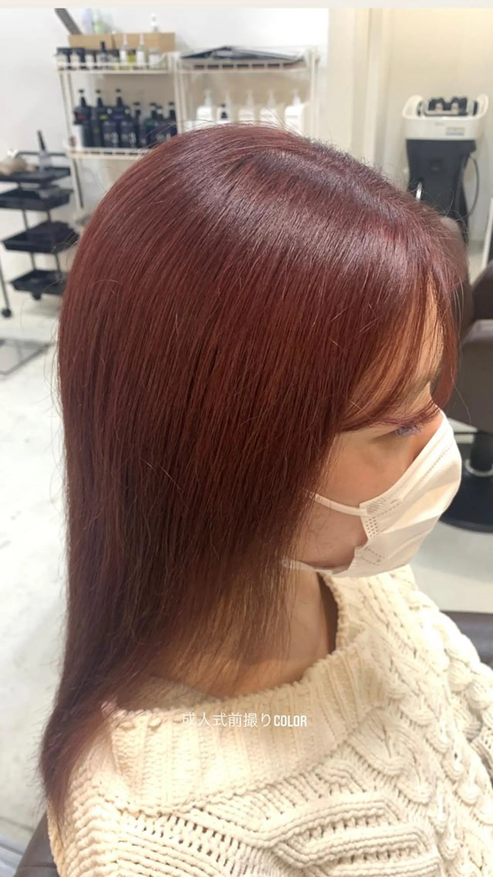 ミディアム 品川 美和のヘアスタイル