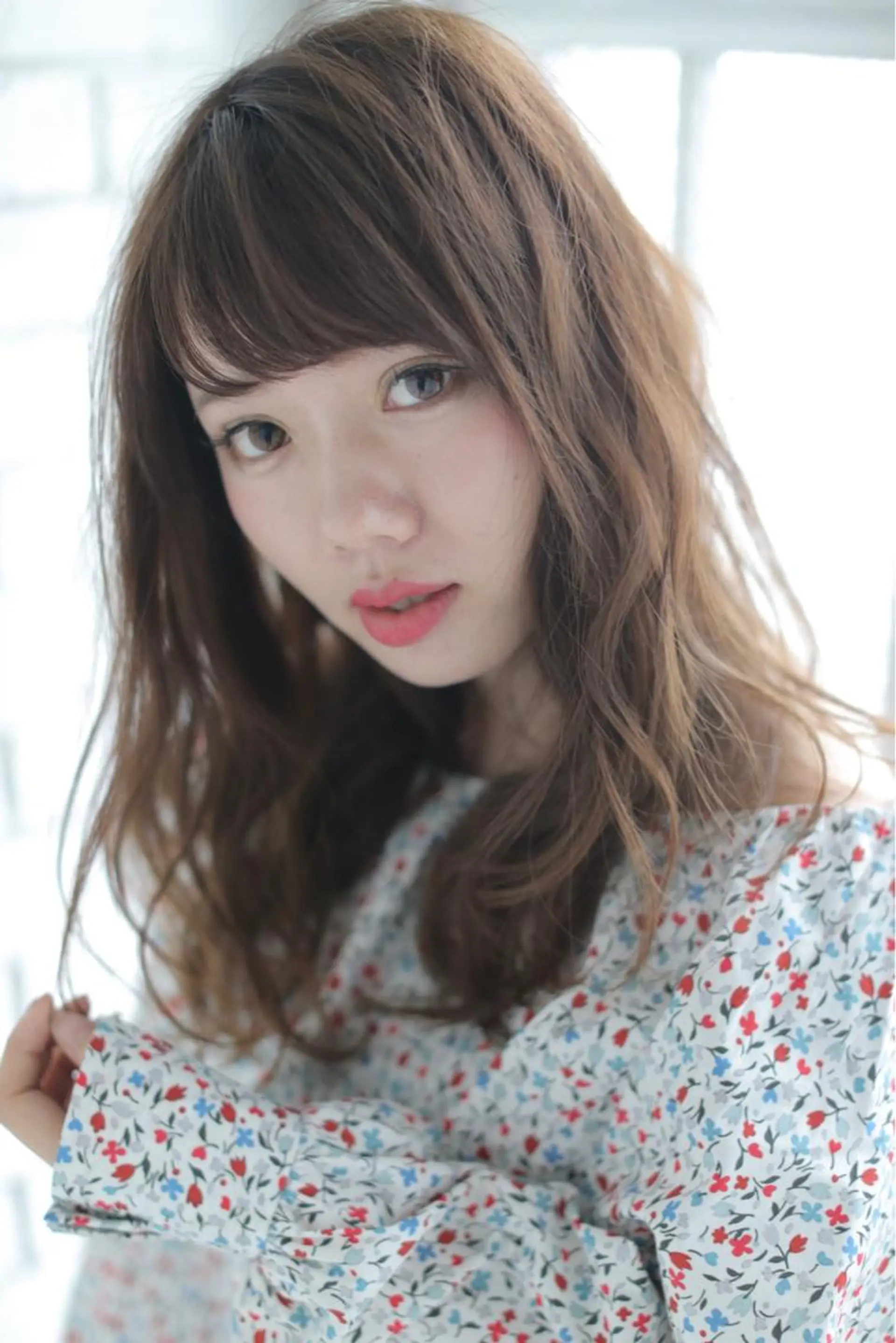 セミロング カラー ヘアアレンジ ベージュカラー レイヤーカット カット ヘアカラー トリートメント 🥇ブリーチ無し 透明感🥇佐藤のヘアスタイル