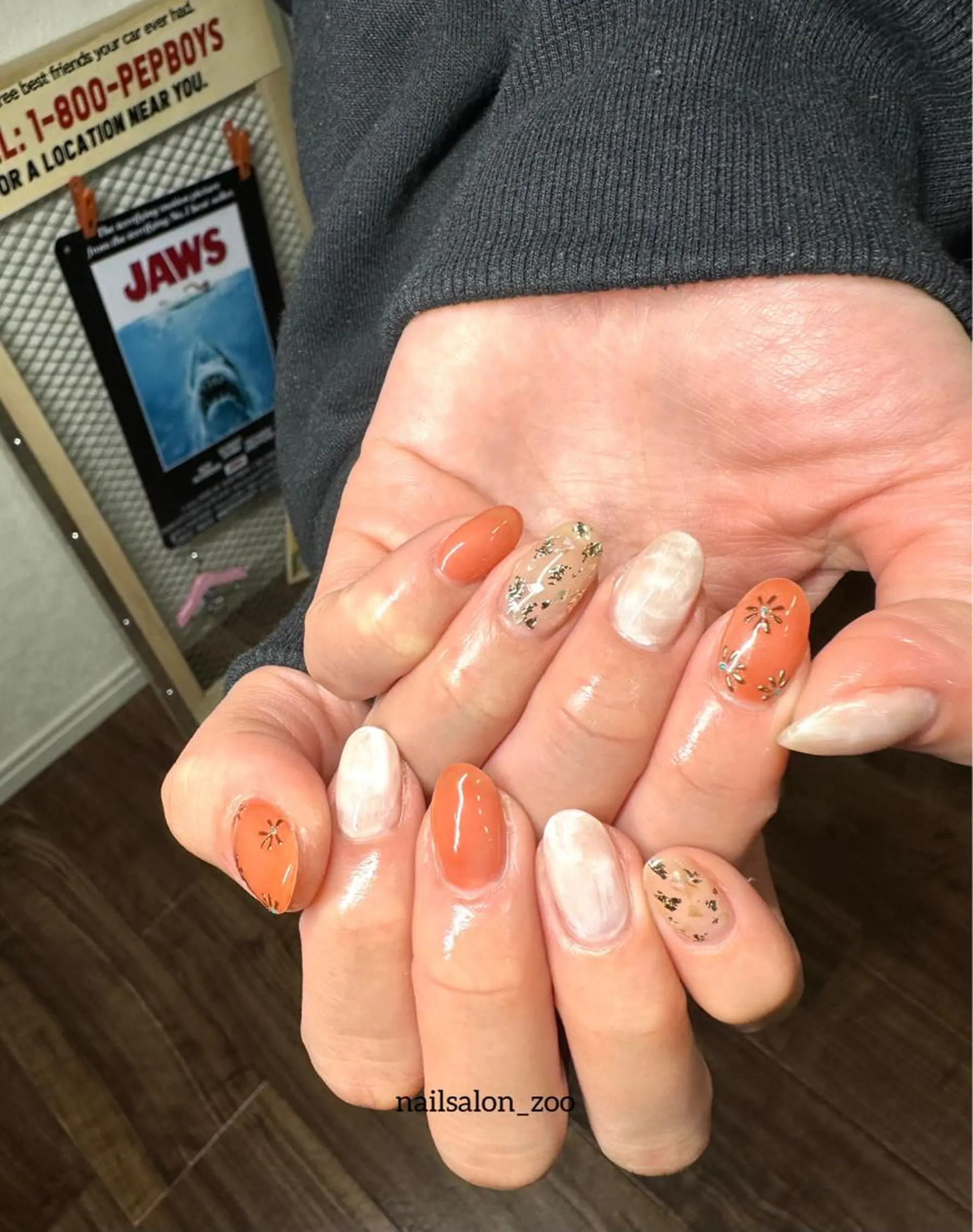 ネイル 持ち込み ニュアンスネイル 春ネイル Nroom.所属・Nroom. /はるのネイルデザイン