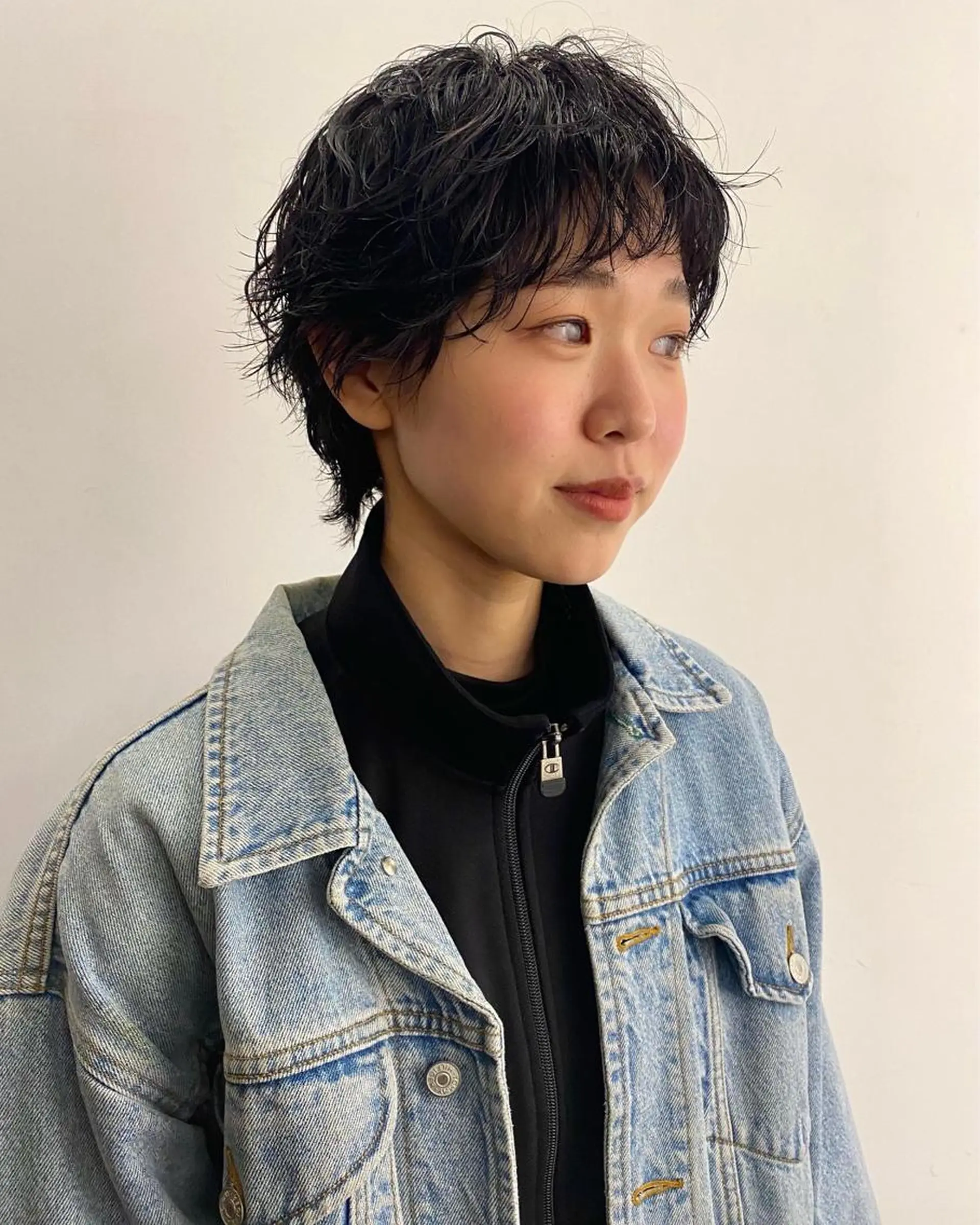 ショート パーマ パーマ、髪質改善 菊地美月のヘアスタイル