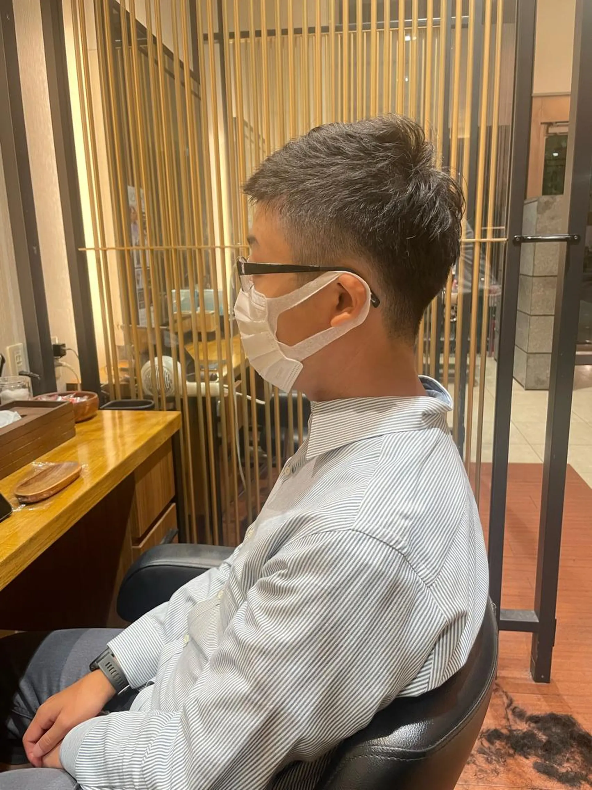 ショート メンズ メンズベリーショート ベリーショート ショートヘア 髙田 千華 髪質改善ストレートのヘアスタイル