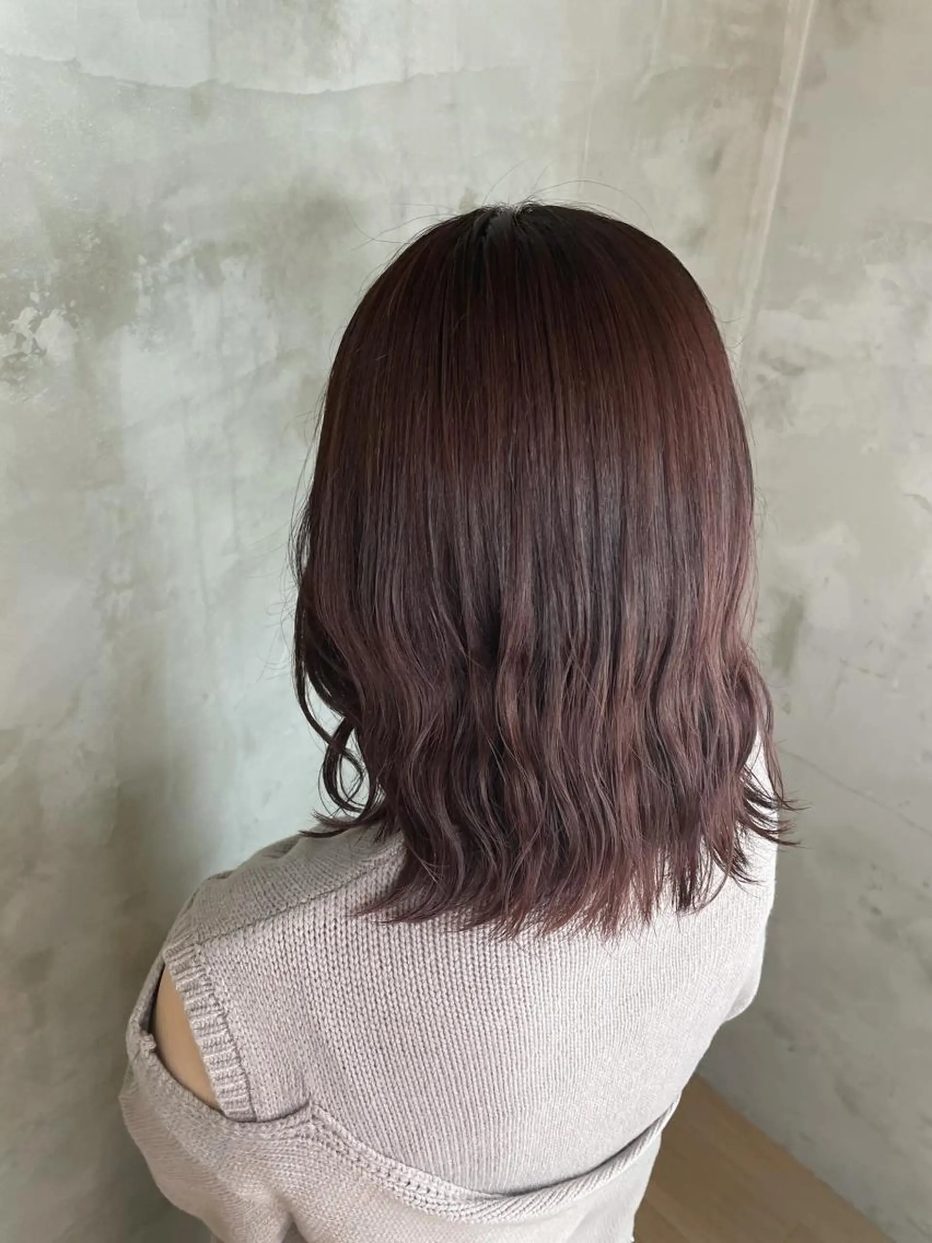 セミロング カラー ヘアカラー トリートメント 🎀透明感カラー🎀 mikaのヘアスタイル