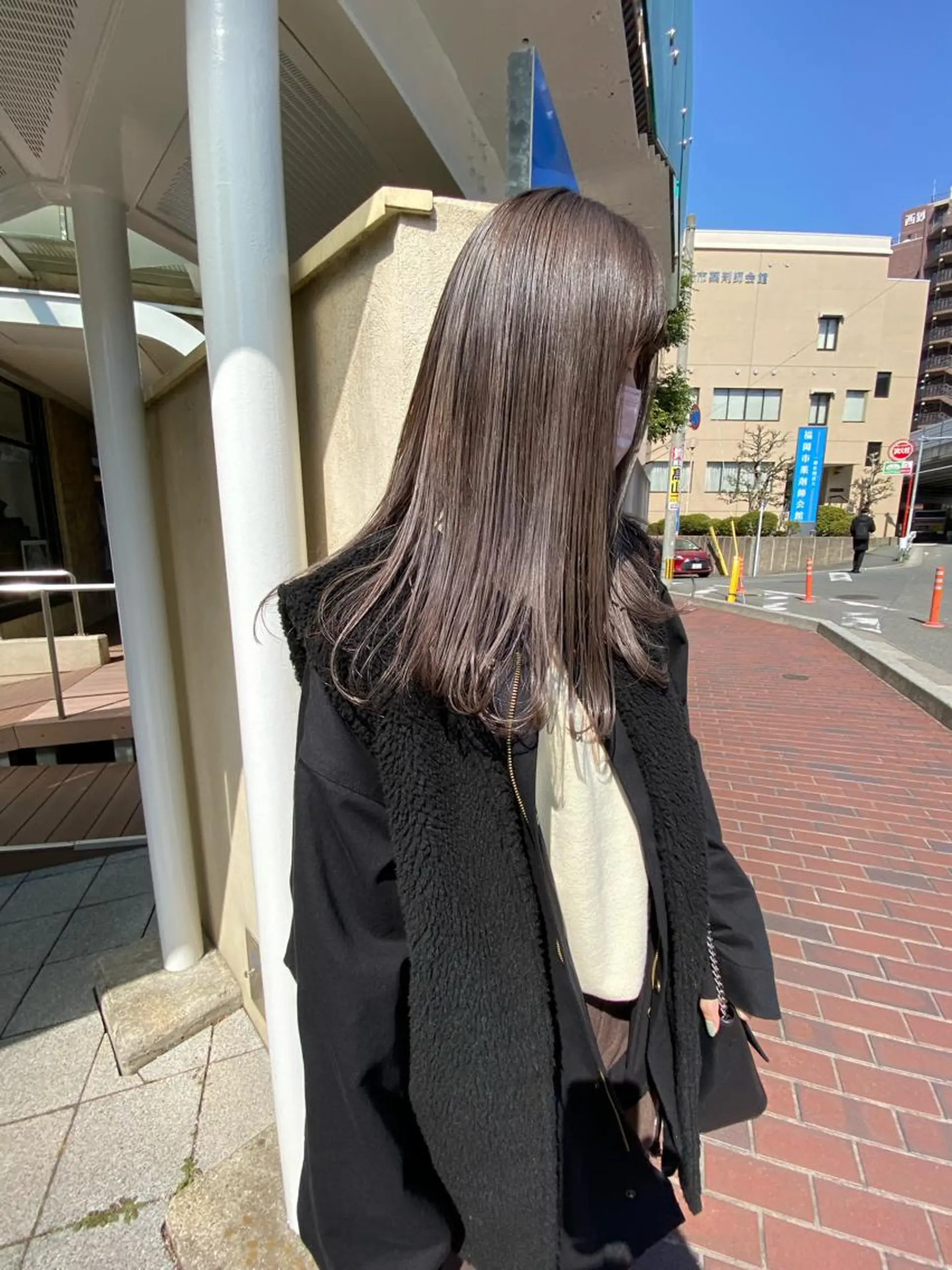 セミロング カット ヘアカラー トリートメント Musiiik hairのヘアスタイル