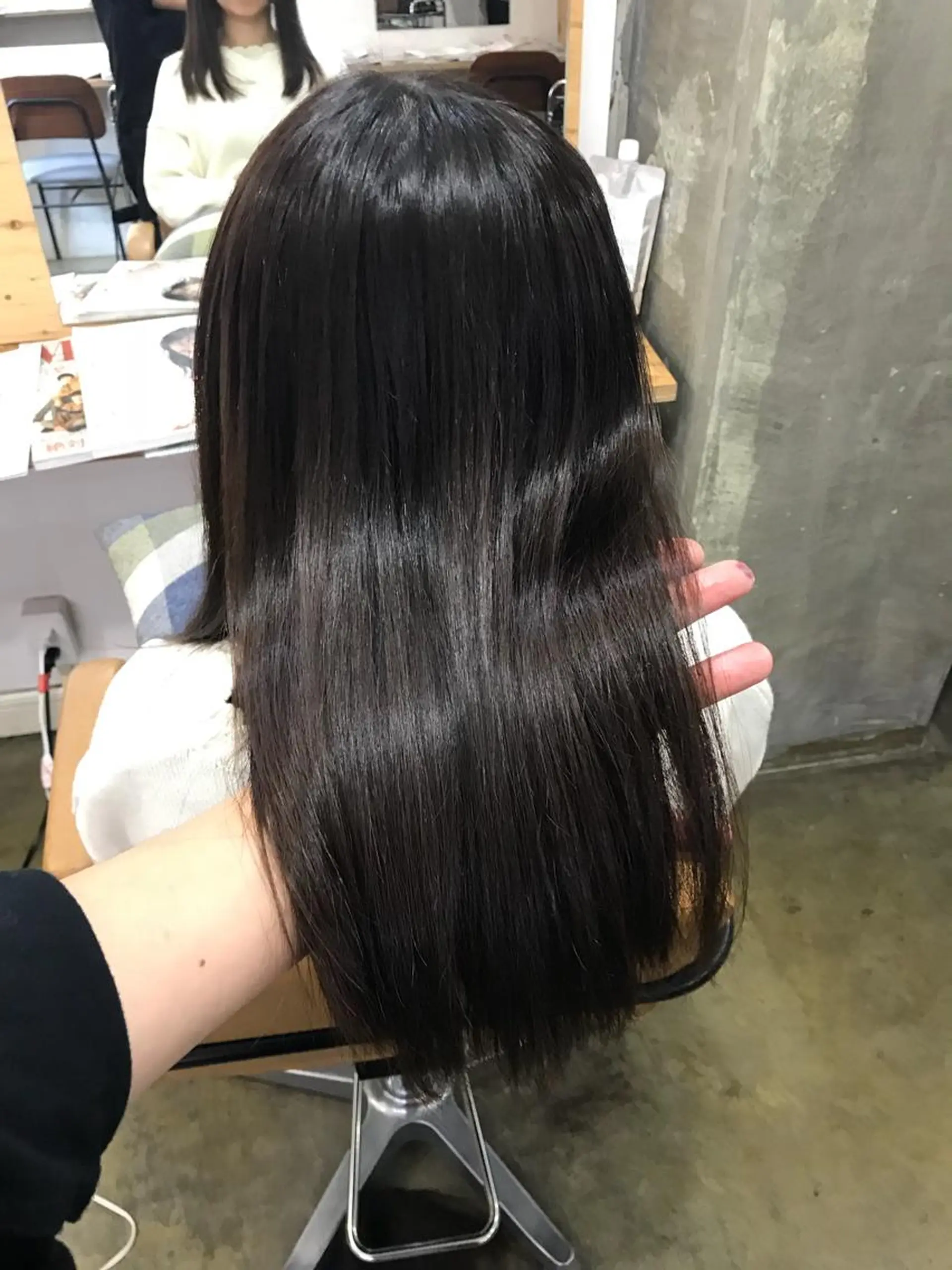 セミロング カラー 髪質改善 カット ヘアカラー トリートメント 💎髪質改善💎 デザイナーshinのヘアスタイル