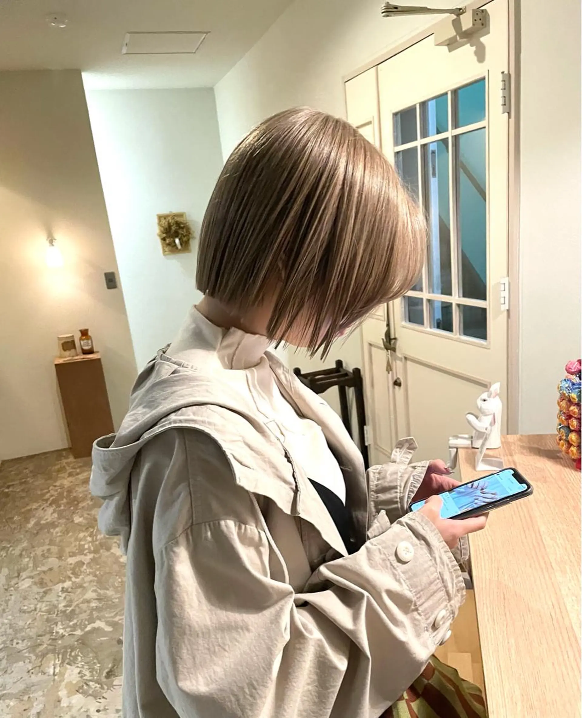 ショート カラー ヒナゴ トヨカズのヘアスタイル