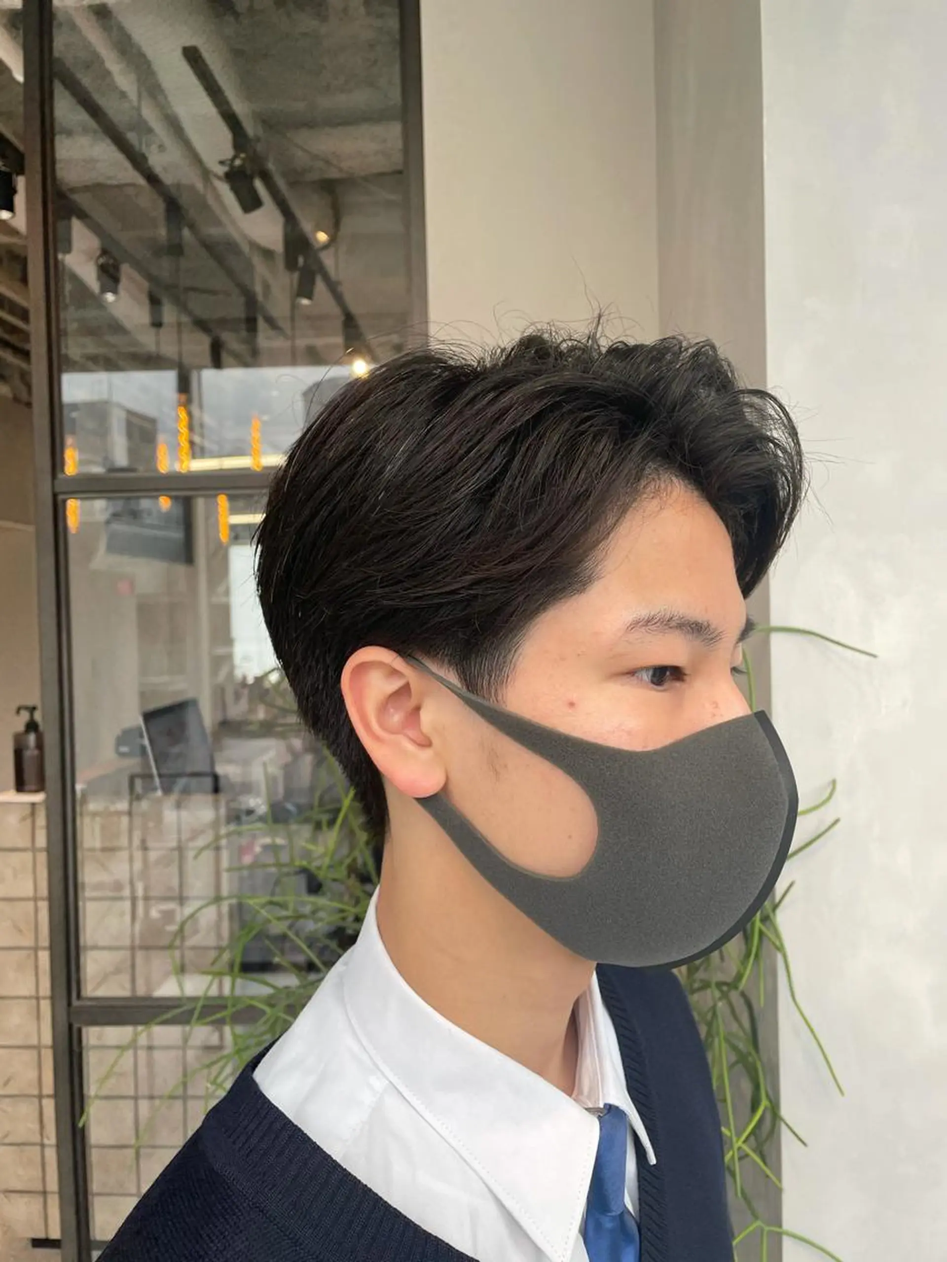 ショート メンズ 渋谷レイヤーカット/ 暖色艶カラー🩵高橋のヘアスタイル