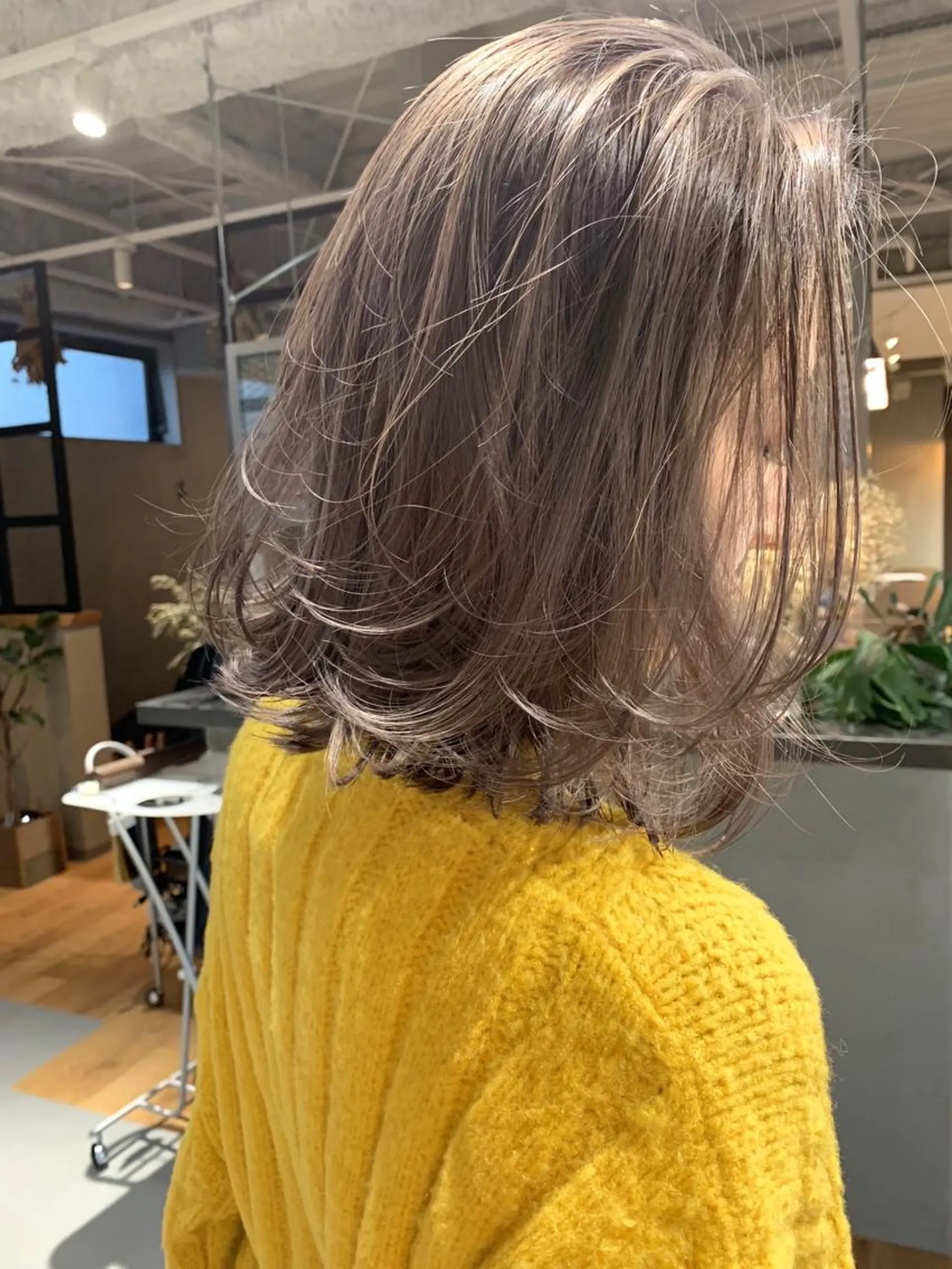 セミロング カラー yuga/ パーマのヘアスタイル