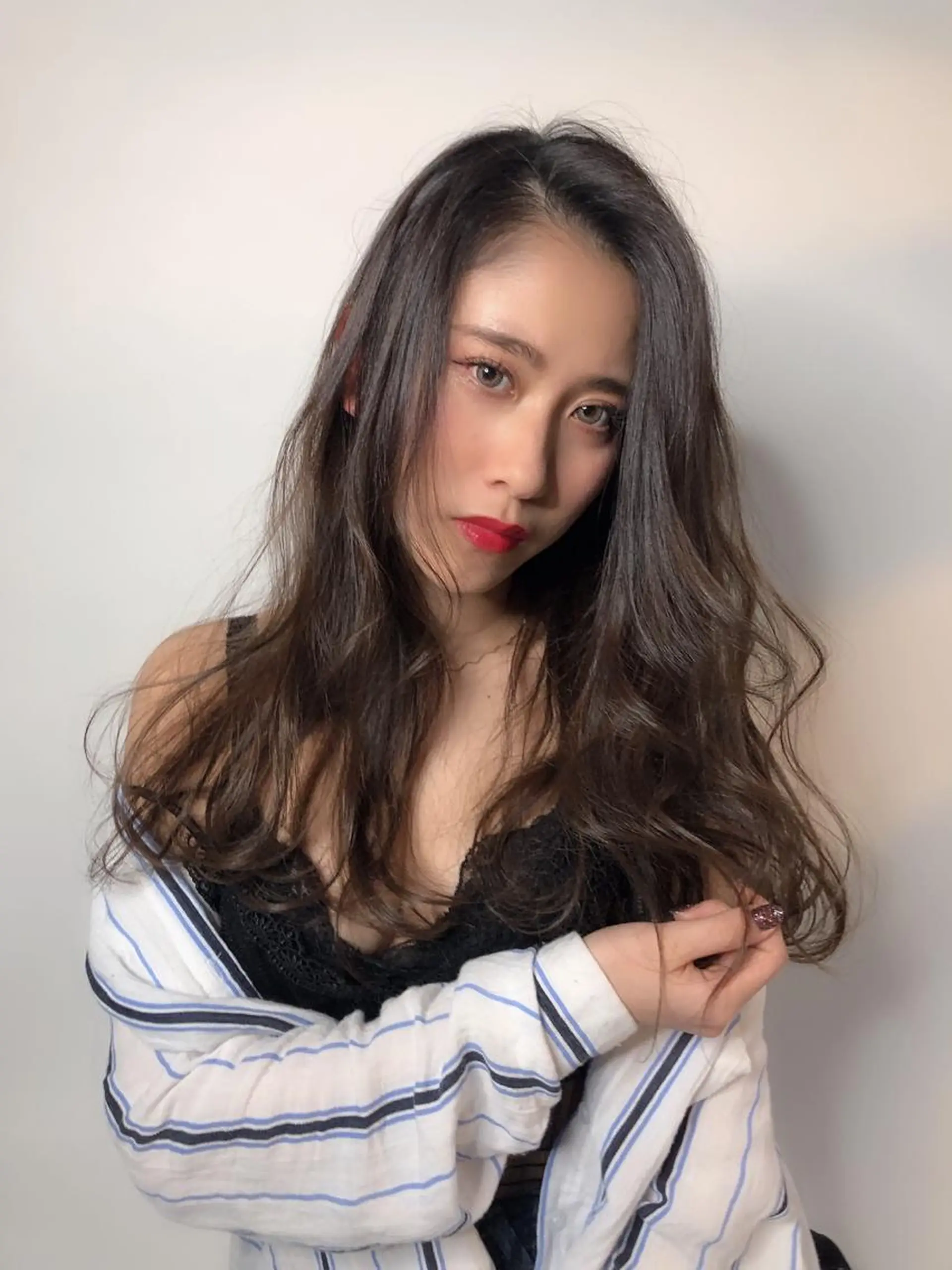 セミロング カラー omocha hair salon所属・大嶋 伸吾のヘアスタイル