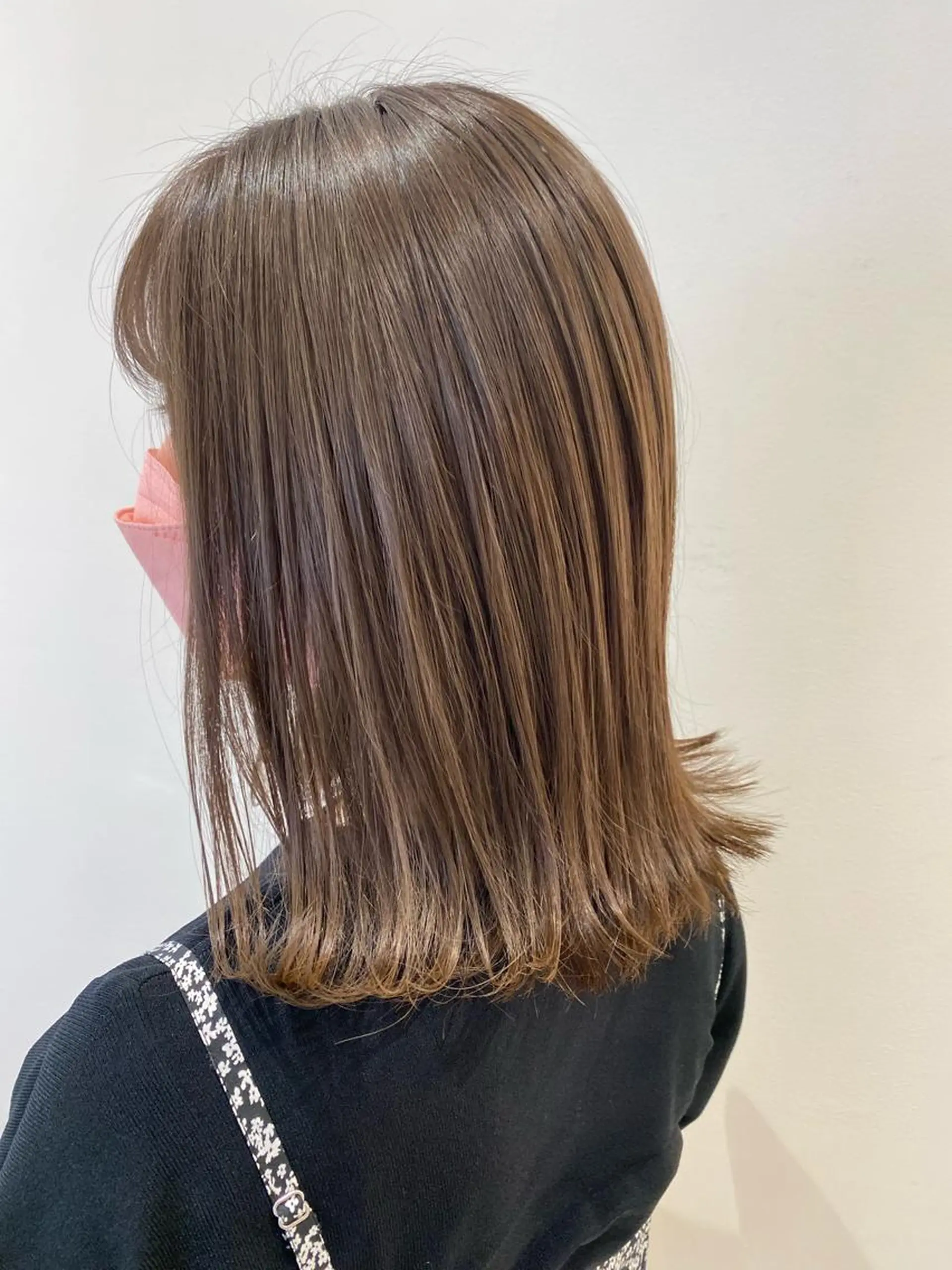 ミディアム カラー ヘアアレンジ 韓国レイヤー🖤🤍 /うえのゆずのヘアスタイル