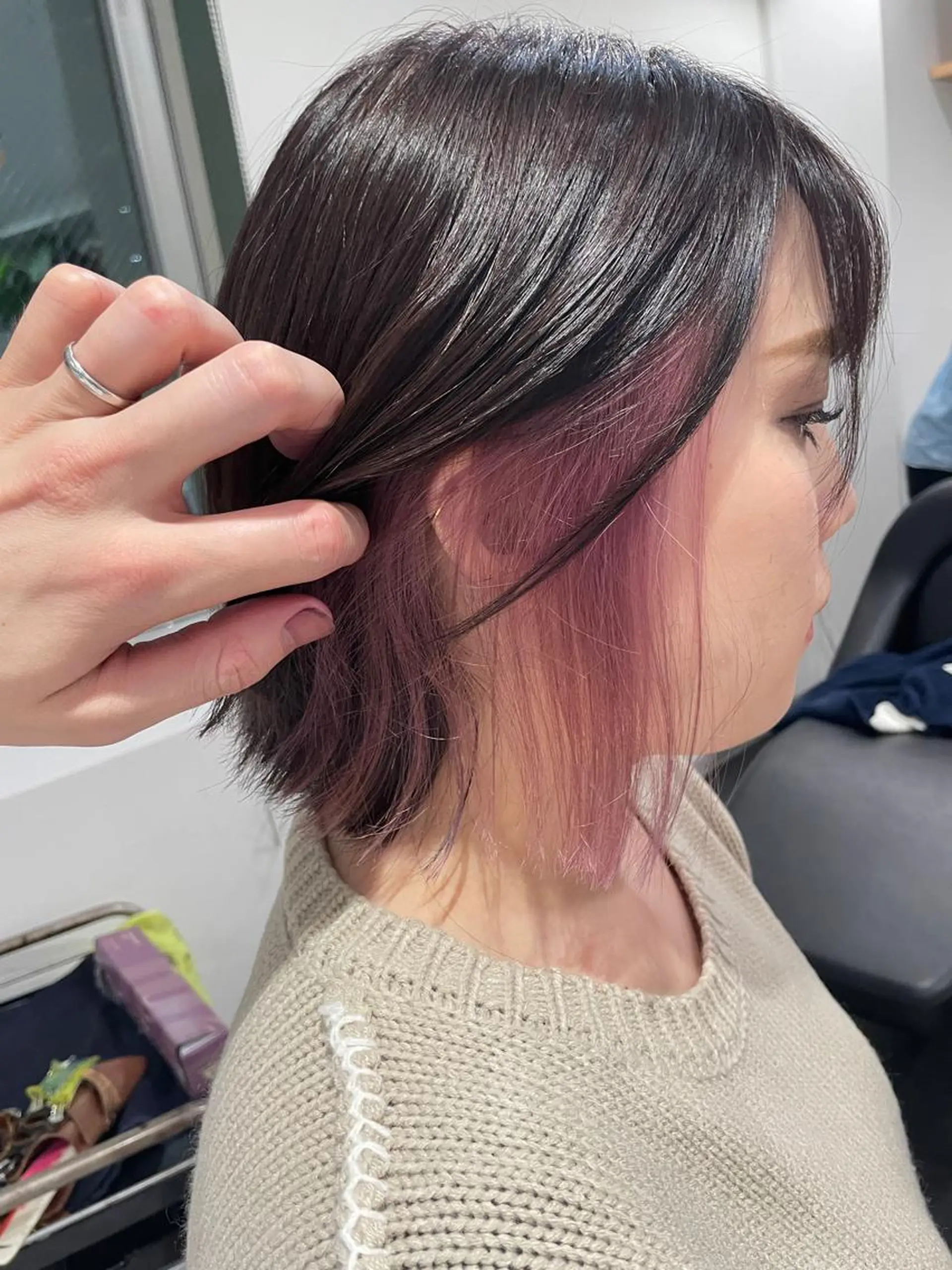 ショート ヨシミ カズヤのヘアスタイル