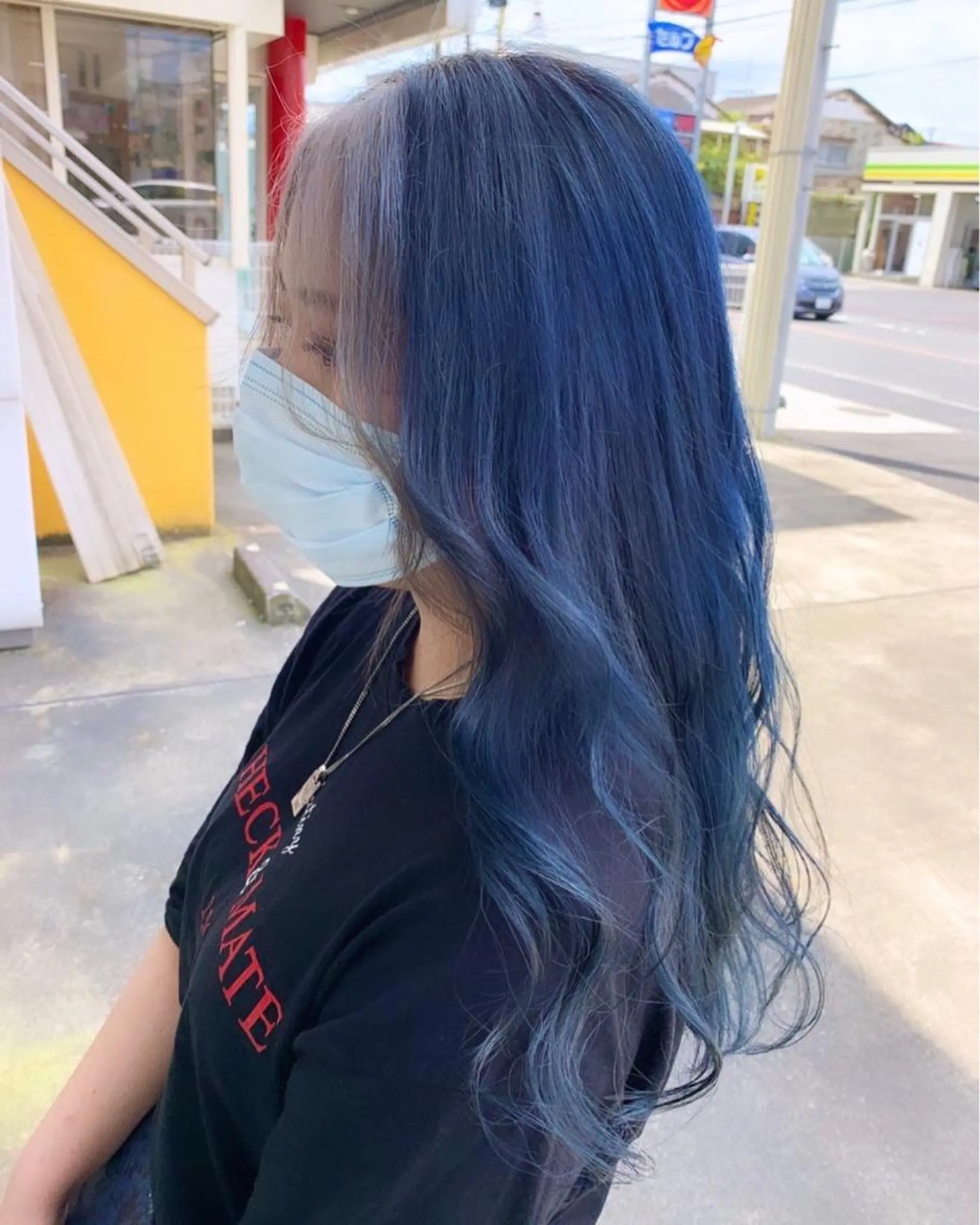 ロング カラー 脱白髪染め美容師 竹内涼乃のヘアスタイル
