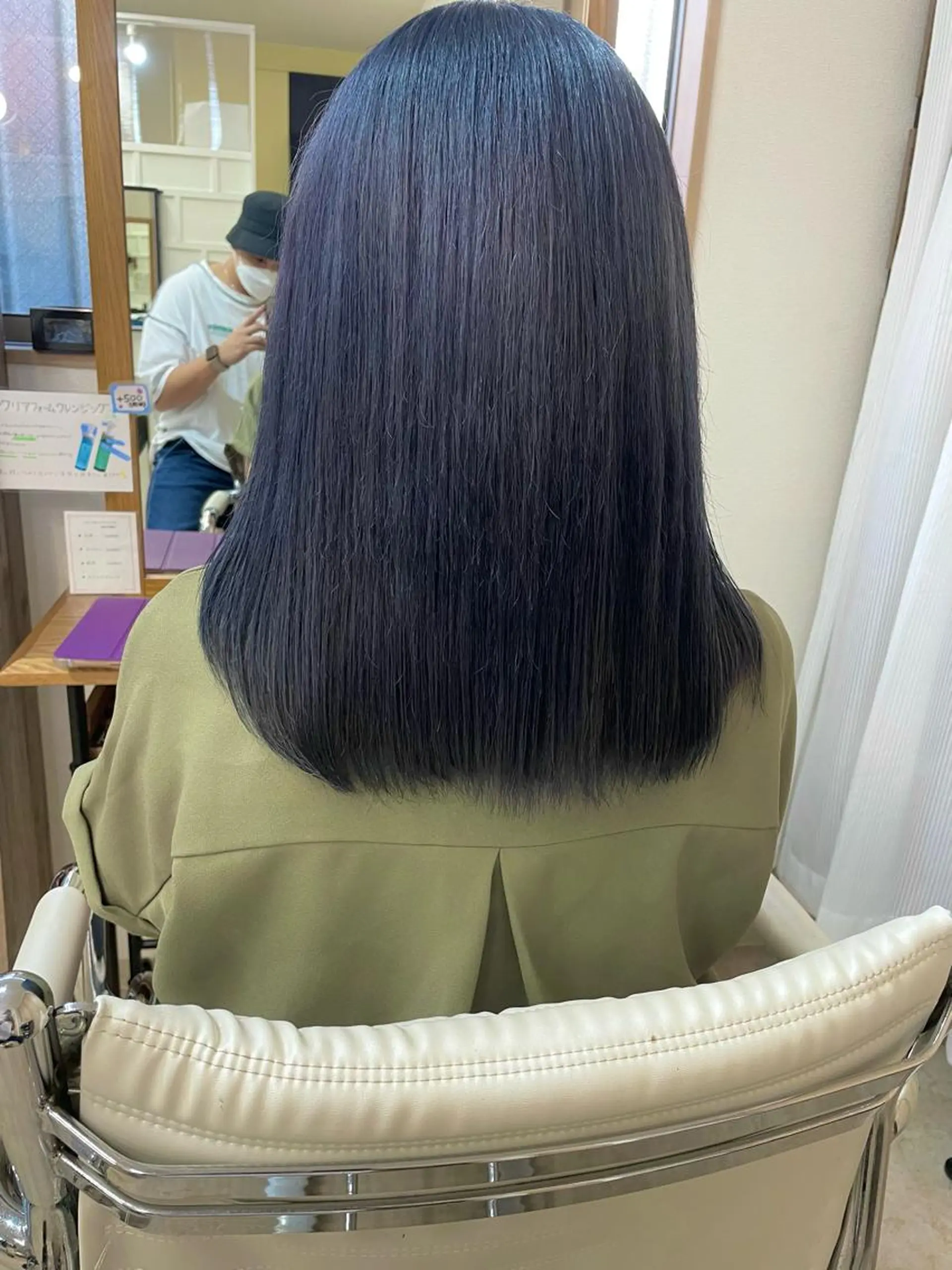 ミディアム カラー ケアブリーチ /髪質 改善/古橋圭史郎のヘアスタイル