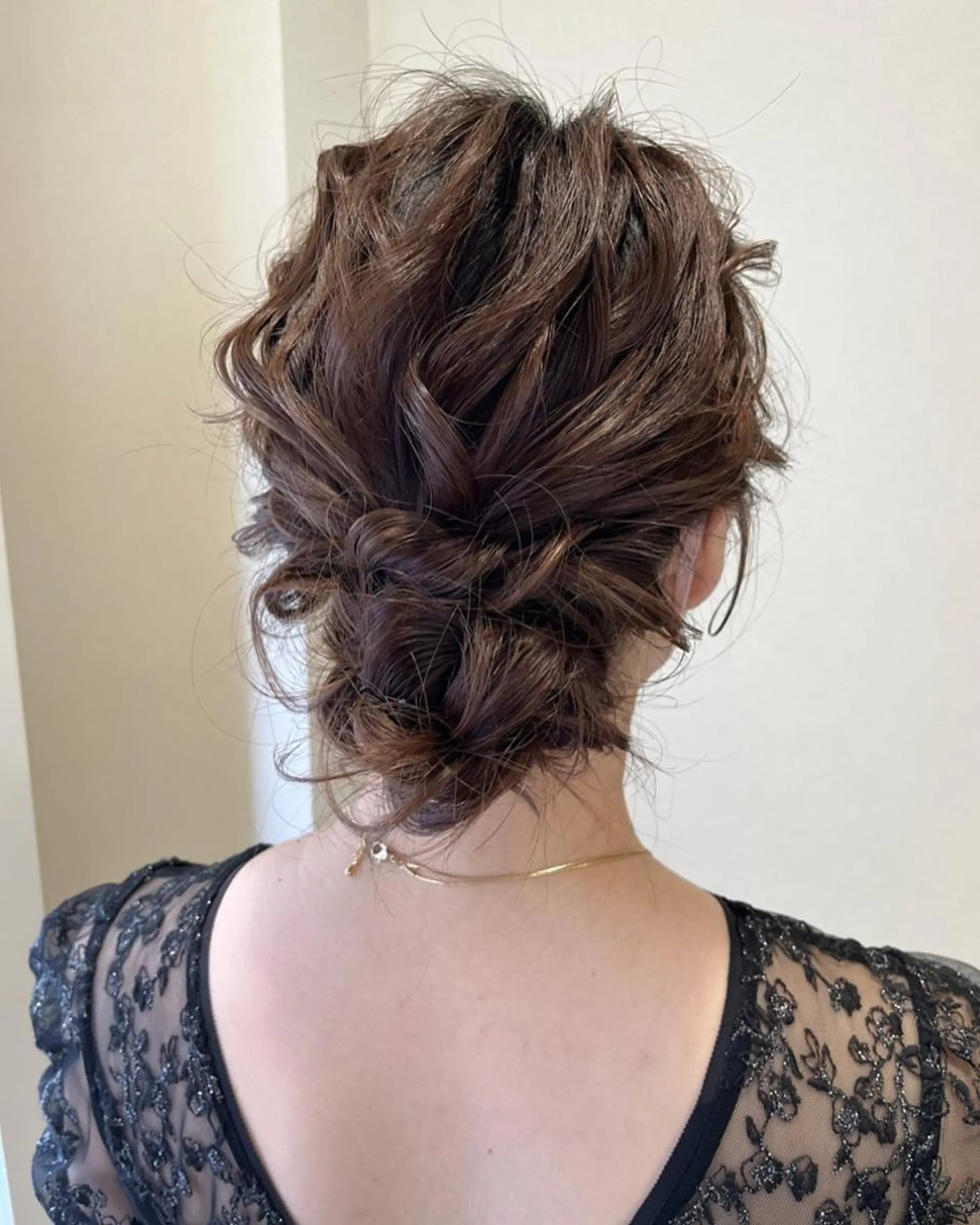 セミロング ヘアアレンジ ヘアセット サソウ ユリエ🥥のヘアスタイル