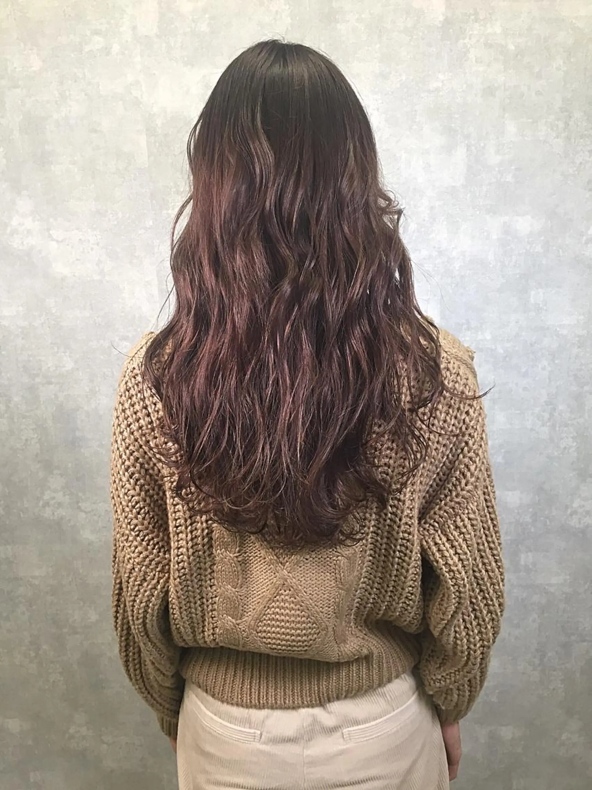 ロング カラー カット ヘアカラー トリートメント 🔵暗髪　特化🔵 梅田・増田のヘアスタイル