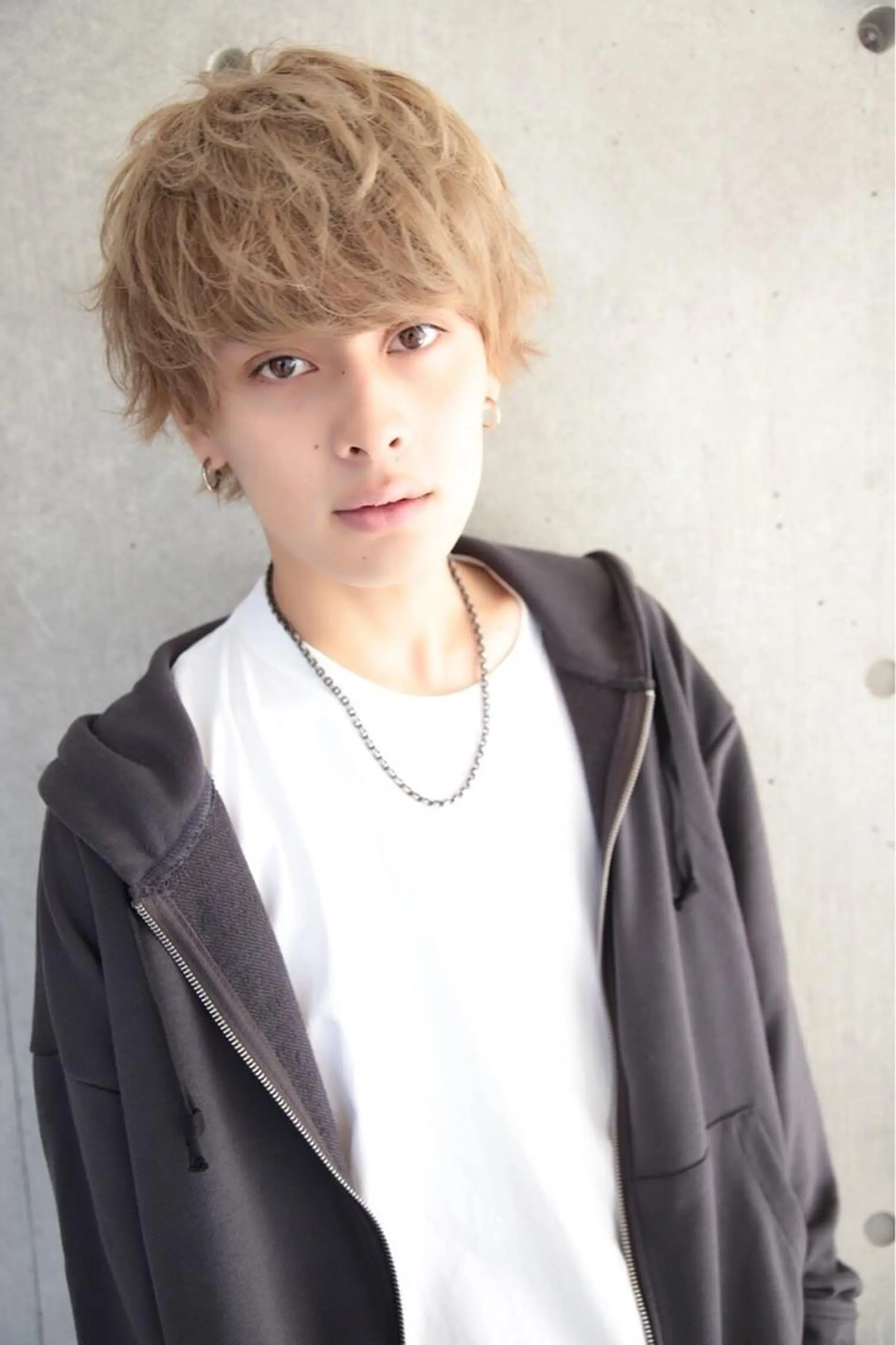 ミディアム カラー メンズ 赤み消し🌿 透明感カラー🫧のヘアスタイル