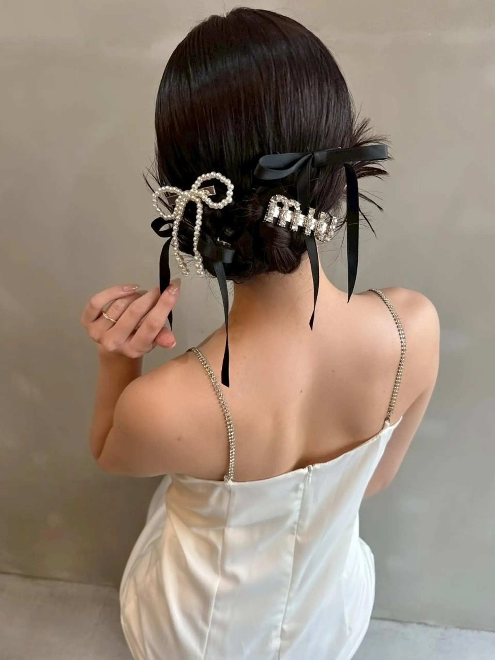 ヘアアレンジ ヘアセット ショート/ボブ/ 心斎橋/宮脇美奈のヘアスタイル