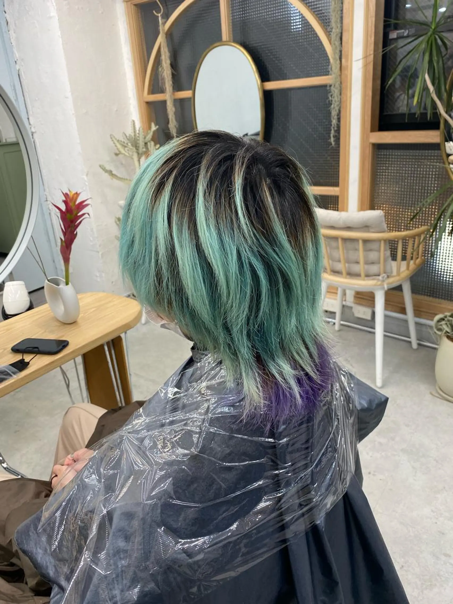 ミディアム カラー メンズ soi所属・ケアブリーチ/ツヤ髪 /ハイトーン/西村のヘアスタイル