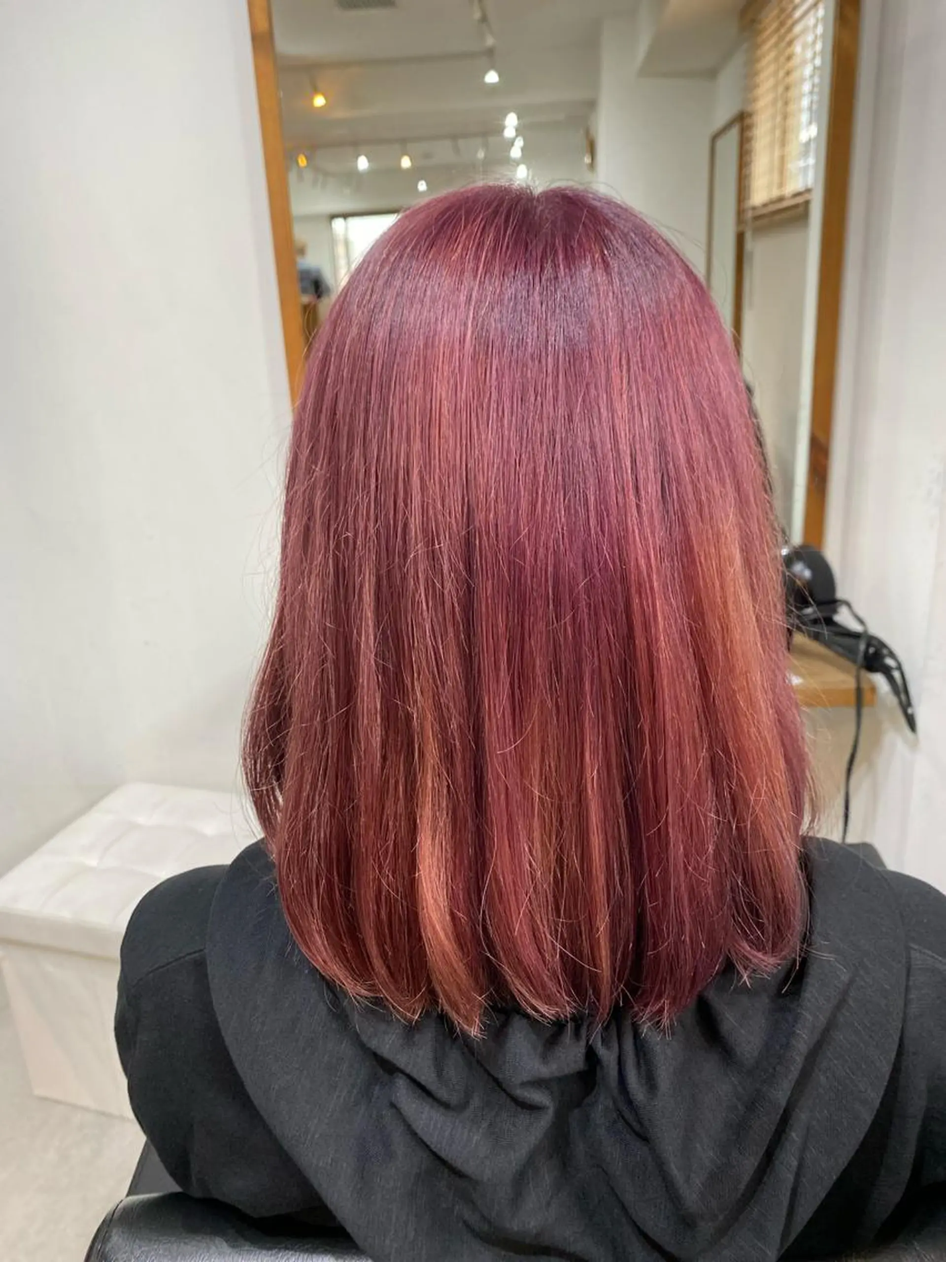 セミロング カラー 銀座⚜️【脱白髪染め 美髪矯正】トグチのヘアスタイル