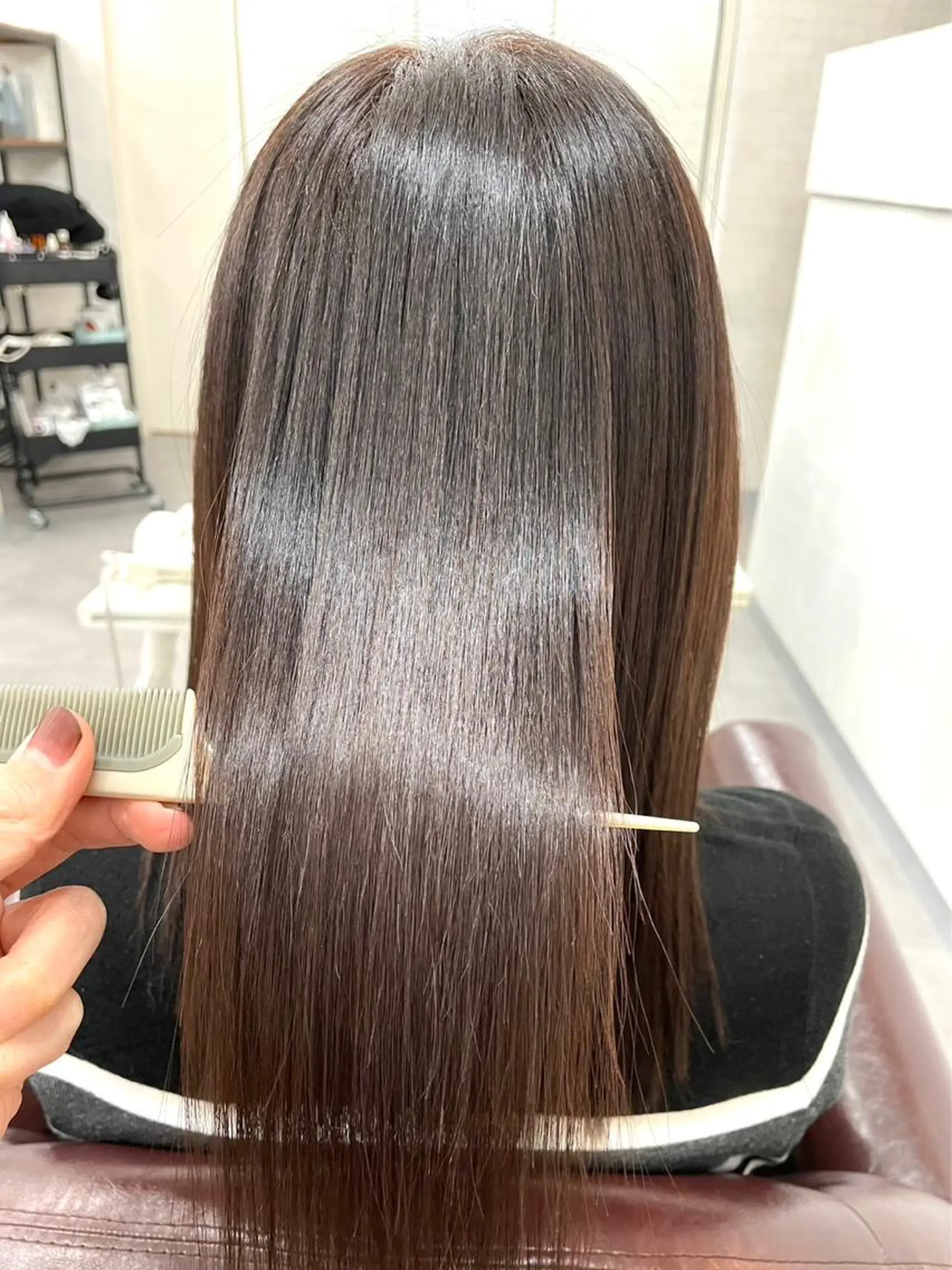 ロング トリートメント ババ リョウゴのヘアスタイル