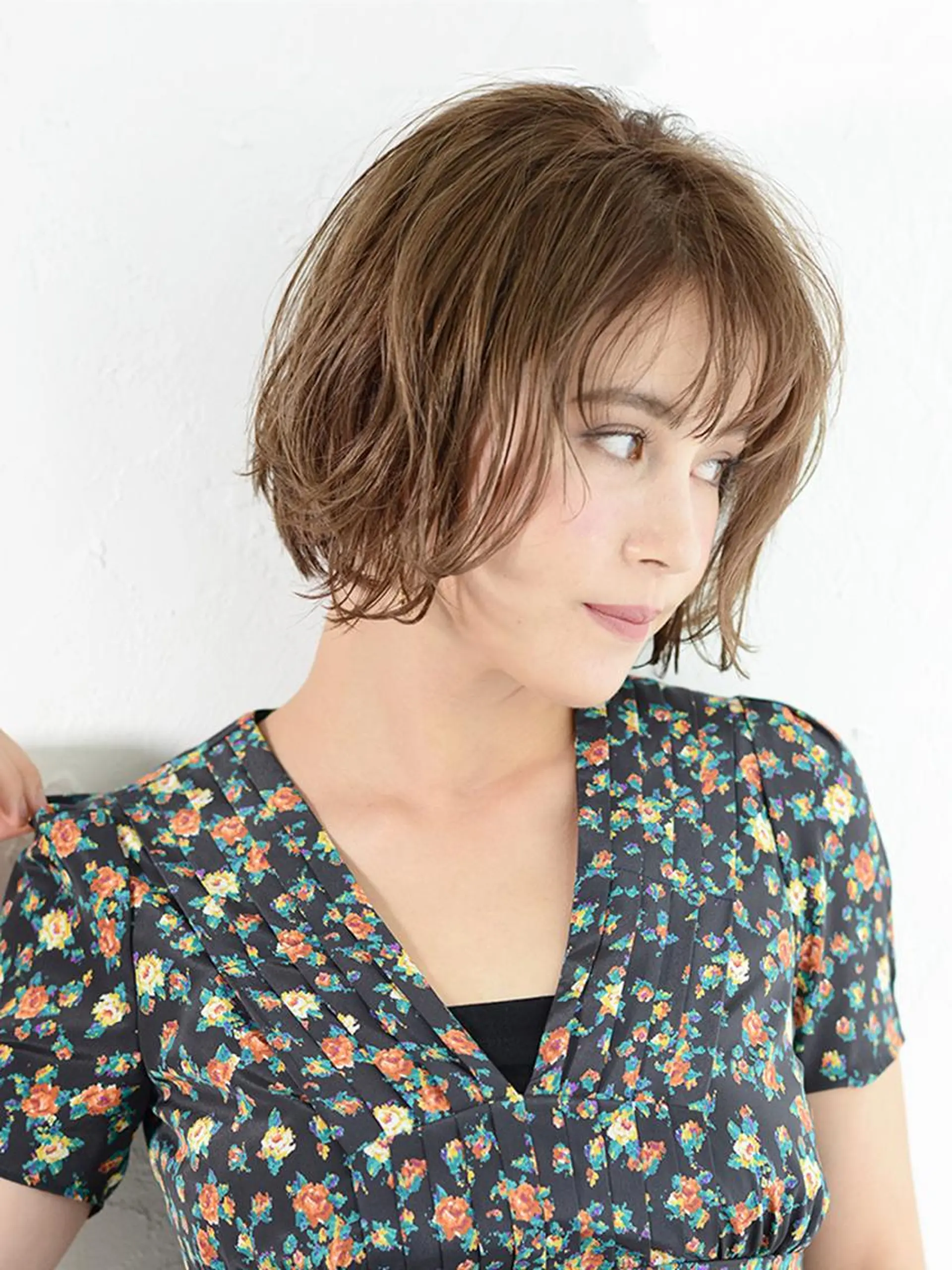 ショート パーマ ヘアアレンジ ヘアカラー トリートメント 👑サロンディレ クター👑はるかのヘアスタイル