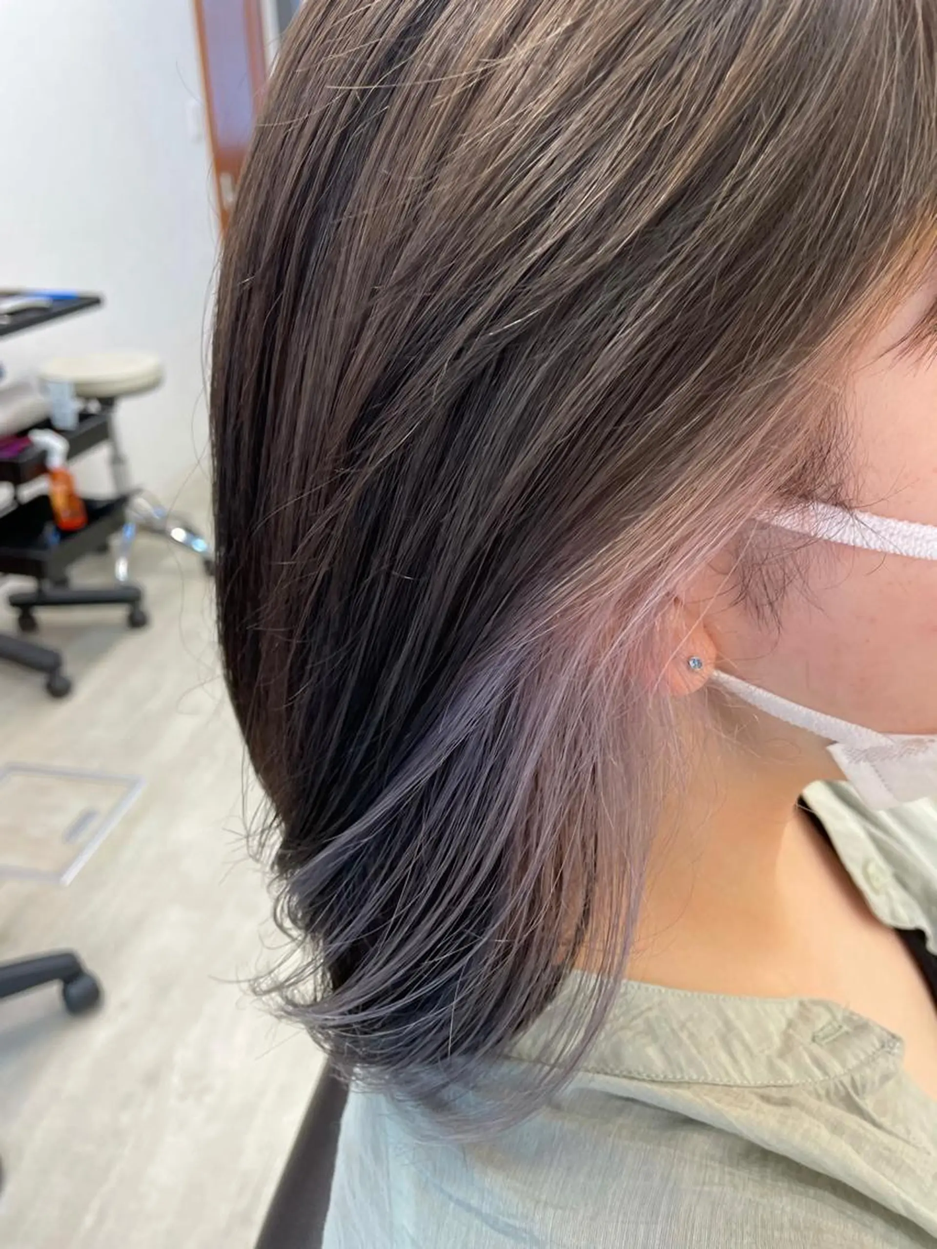 ミディアム カラー ブリーチ インナーカラー Hair salon Reve〜レーヴ〜所属・髪質改善・美髪矯正 特化型美容師・北野のヘアスタイル