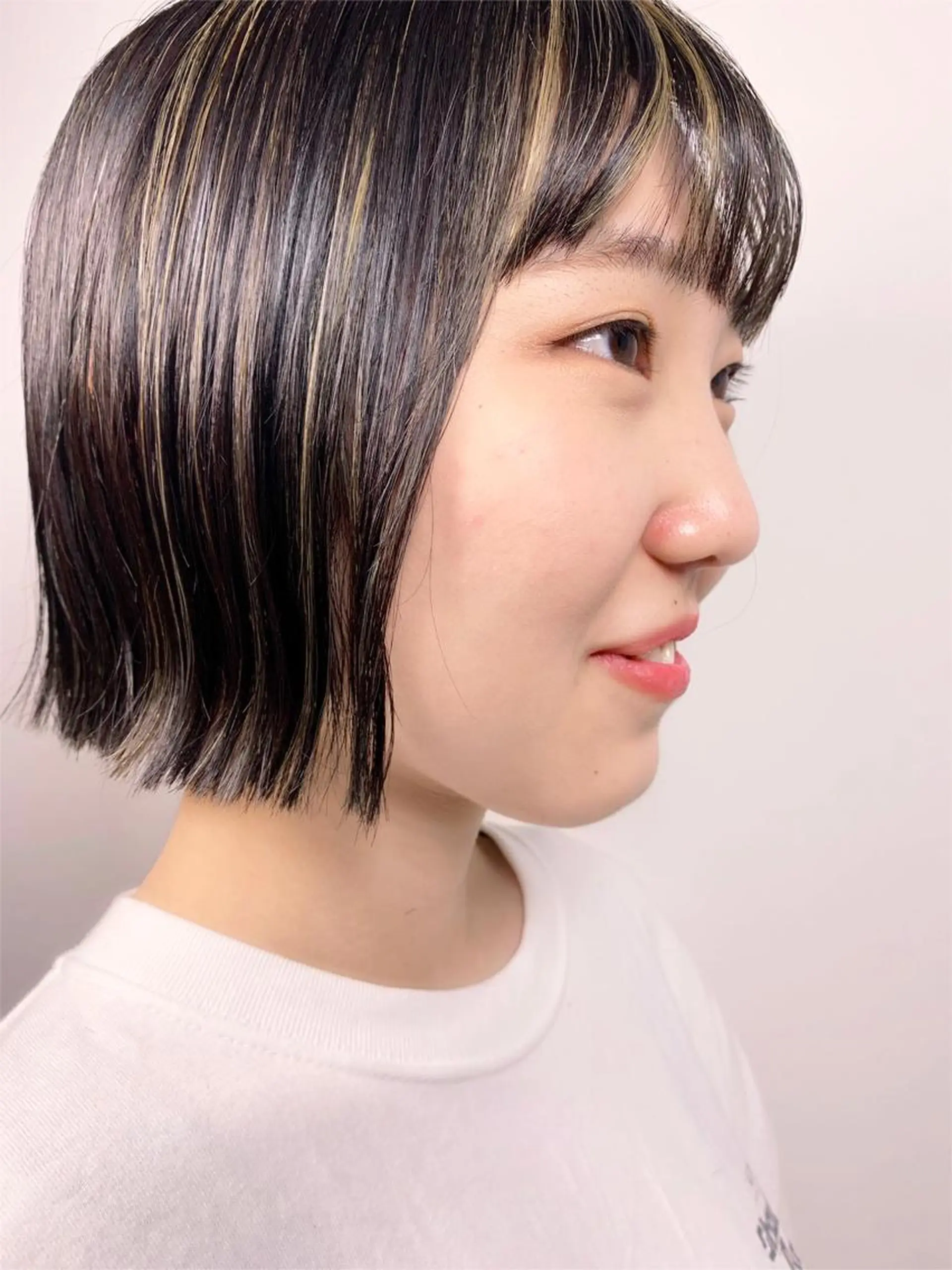 ショート カラー ハイライトカラー ボブ ハイライト tension 【テンション】のヘアスタイル