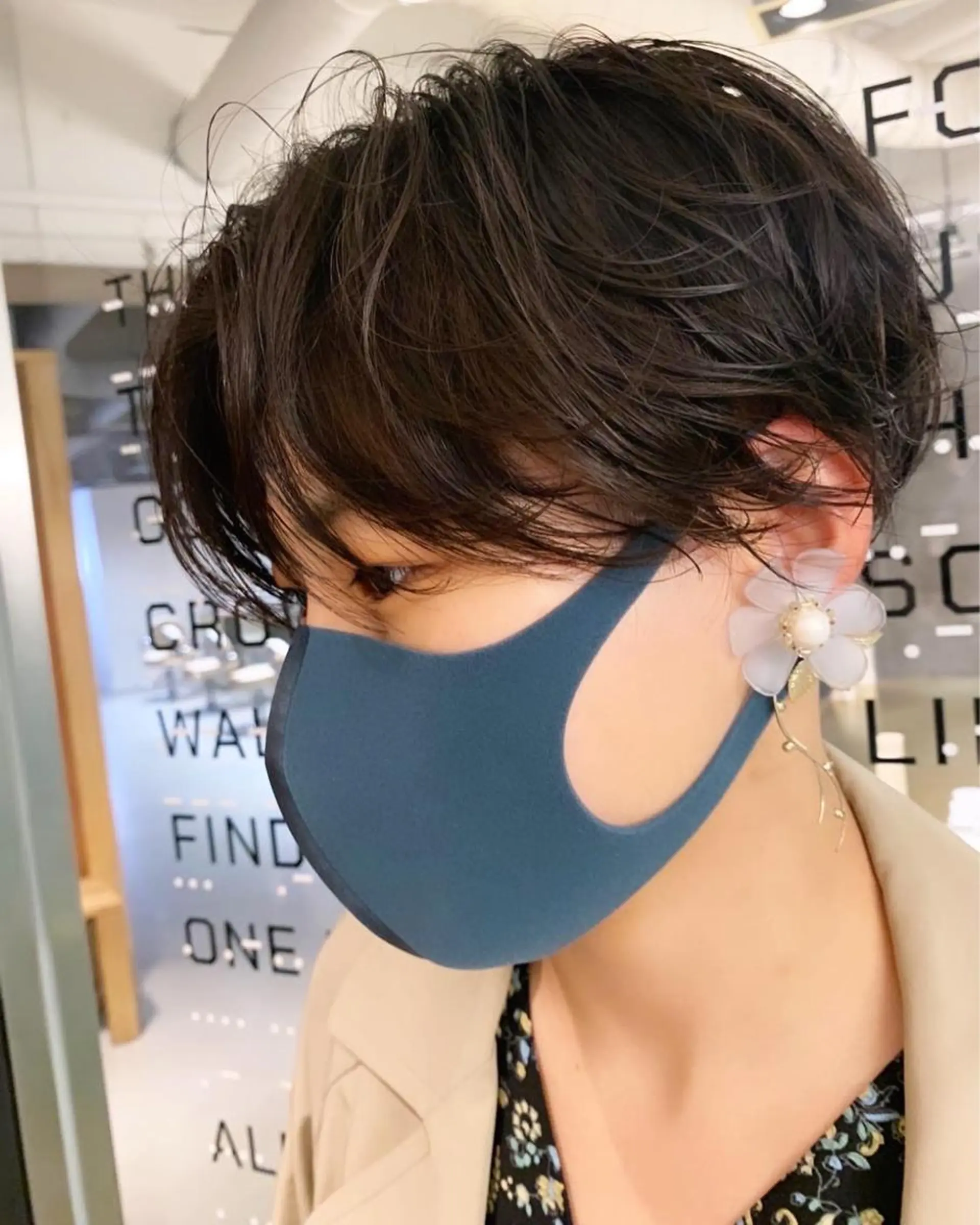 ショート パーマ ニュアンスパーマ tension 【テンション】のヘアスタイル