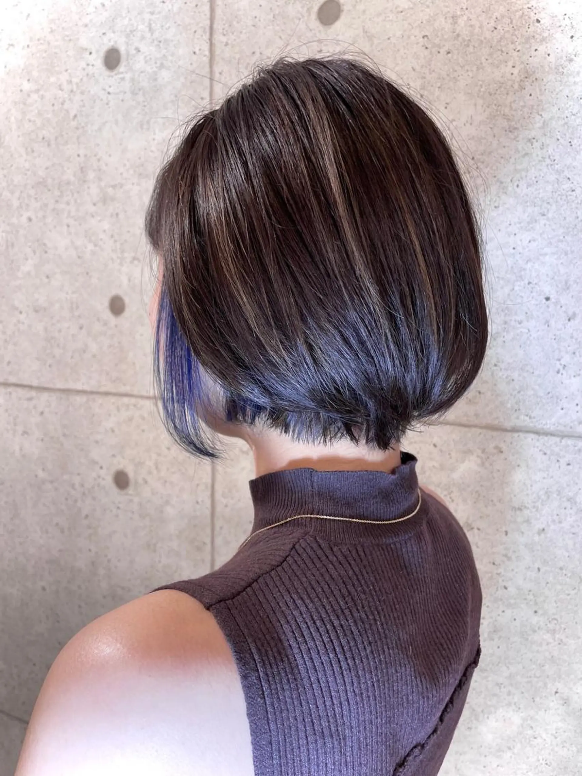 ショート ショートボブ ボブ ショートヘア 韓国風/小顔レイヤー /艶カラーのヘアスタイル