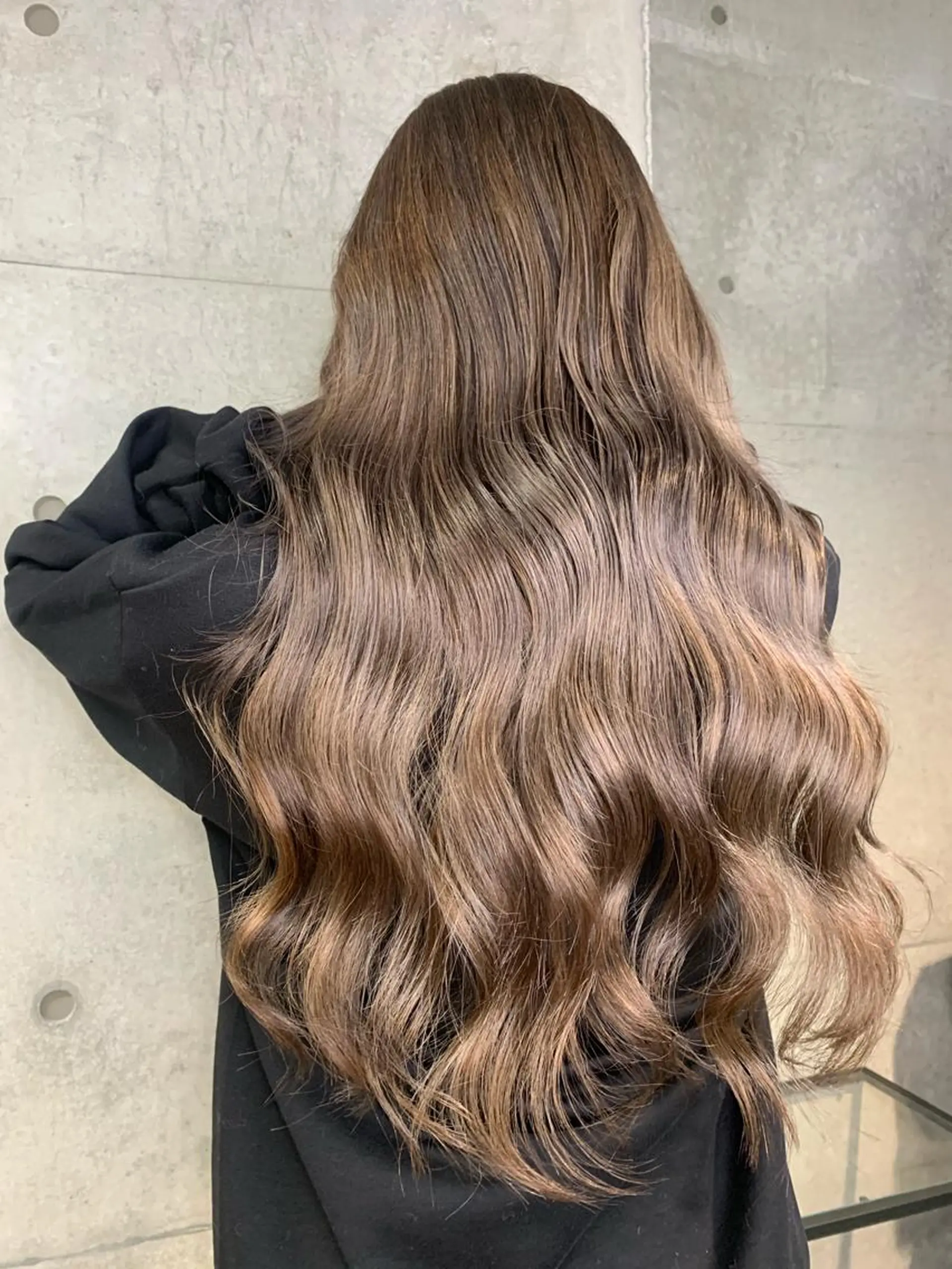 ロング カラー ベージュカラー ブラウンカラー ブラウンベージュ MIL心斎橋所属・Clair クレアのヘアスタイル