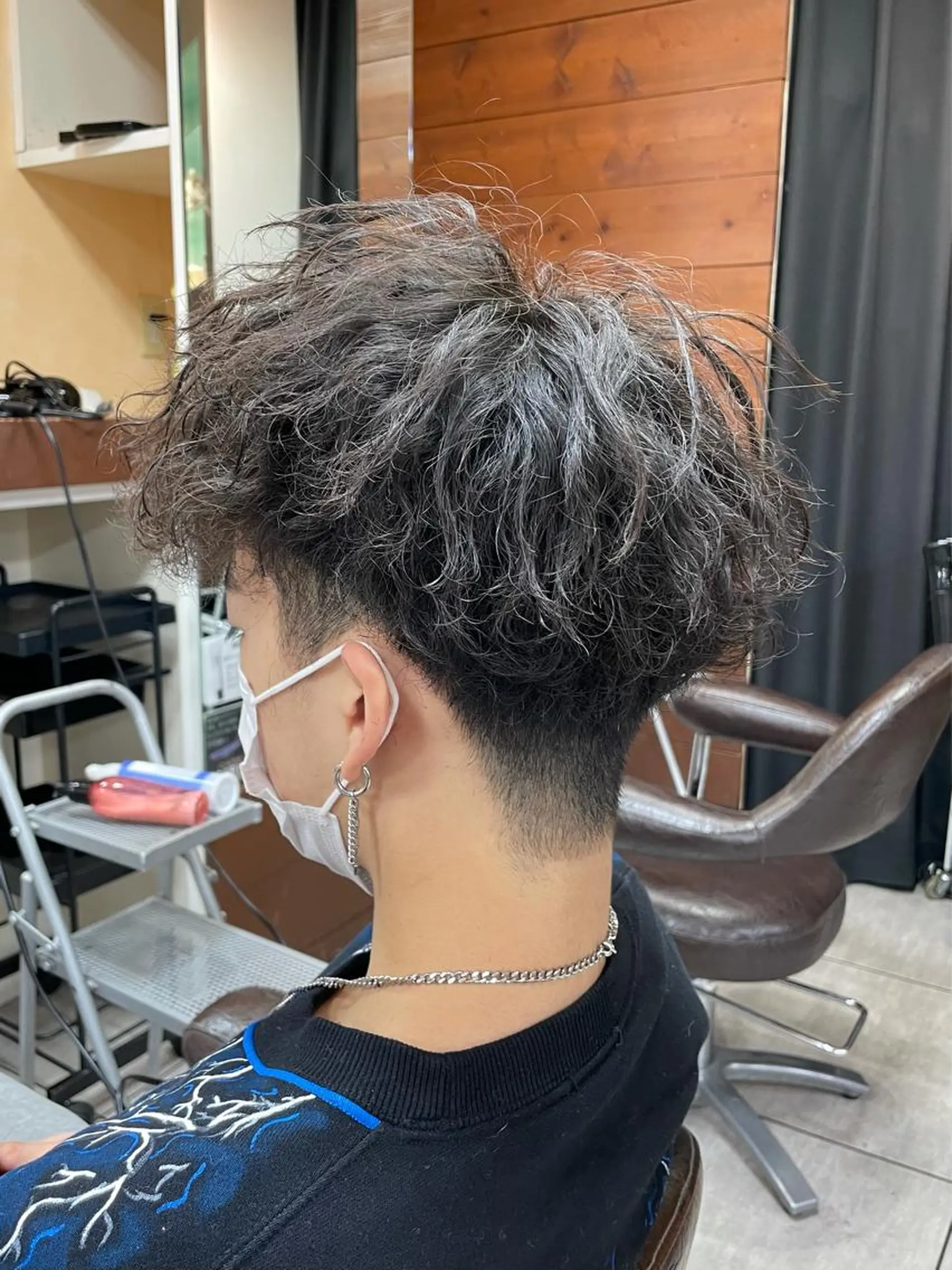 ショート パーマ メンズ 【brace小阪店】 店長   村上直也のヘアスタイル