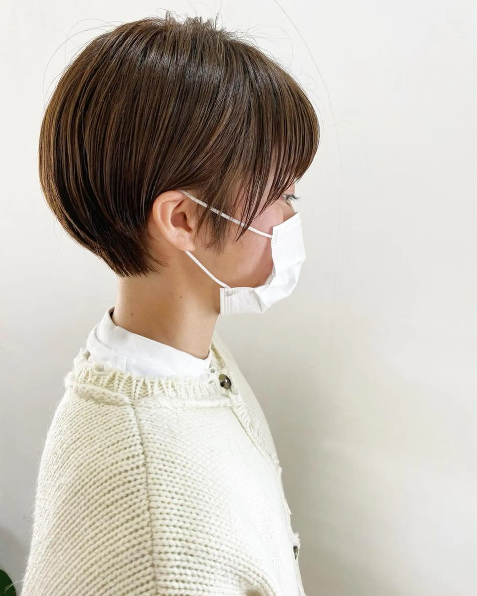 ショート カラー 丸みショート ショートヘア カット フラム所属・WATANABE MISAKIのヘアスタイル