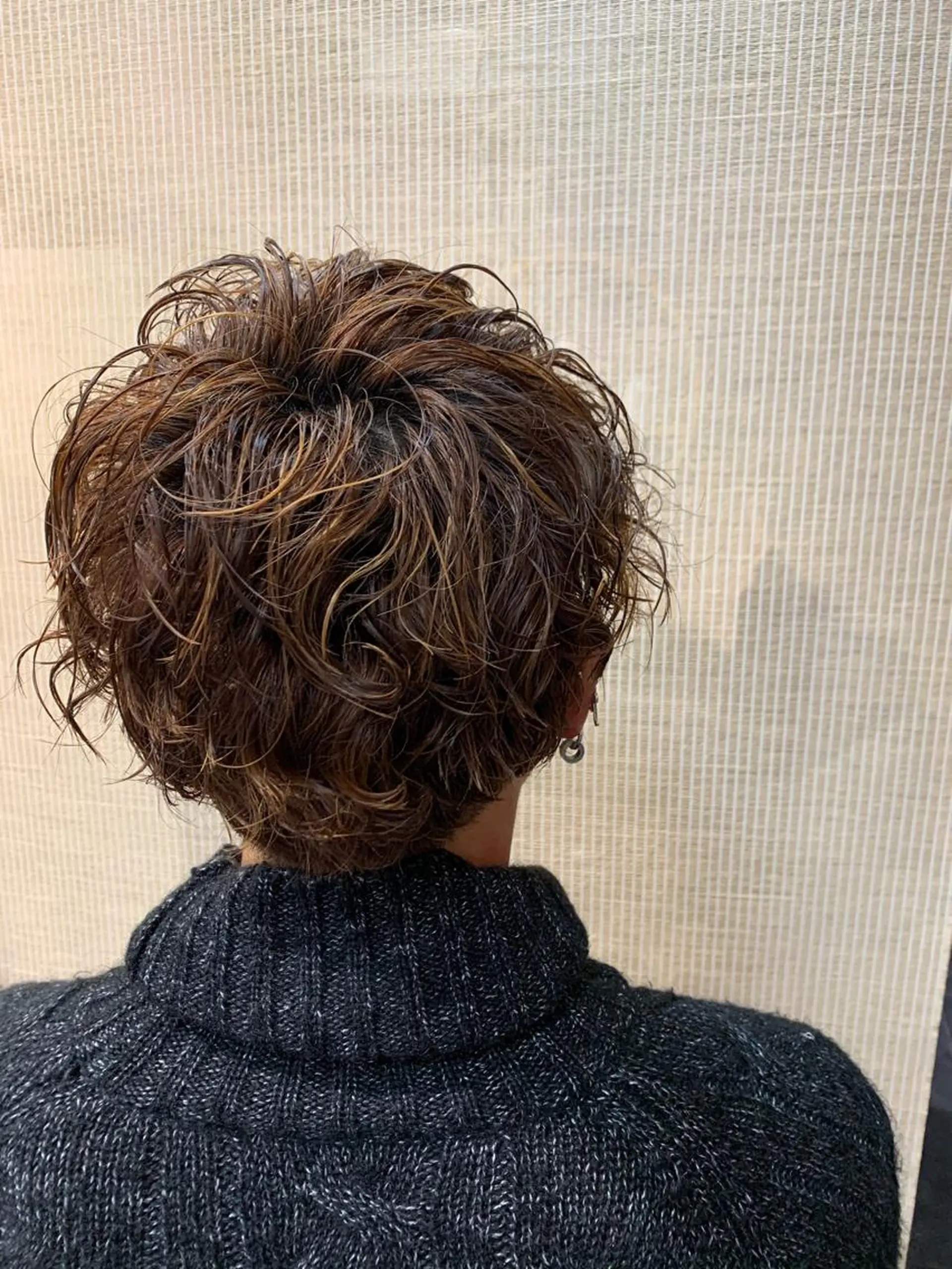 ショート パーマ メンズ labyrinthノーブル所属・メンズ特化西村 雄太のヘアスタイル