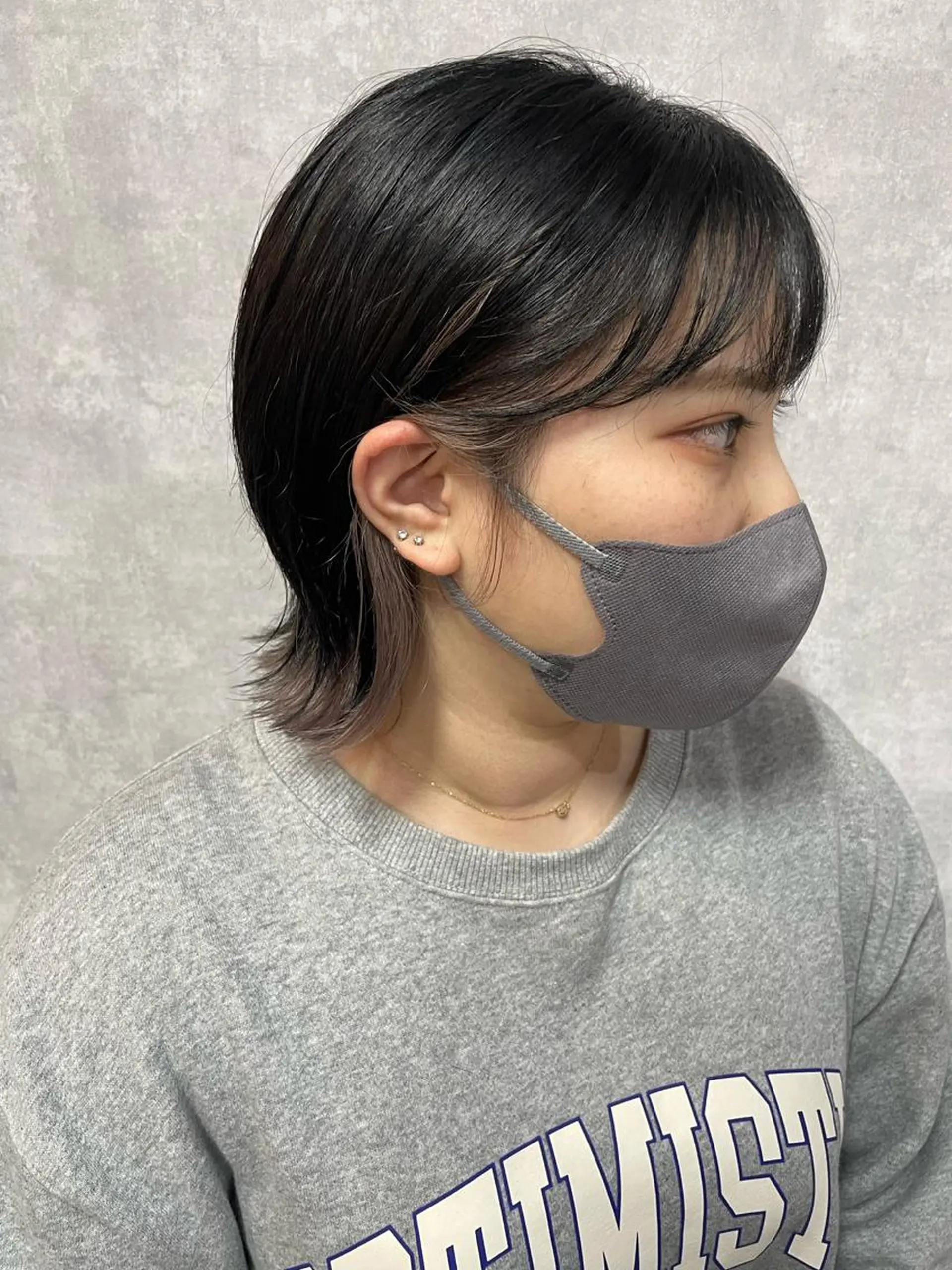 ショート 切りっぱなしボブ ショートボブ ハンサムショート 丸みショート アッシュ C’LD hair  produce /シールドヘア所属・モテ髪/ボブ/ショー ト/アダチフウトのヘアスタイル