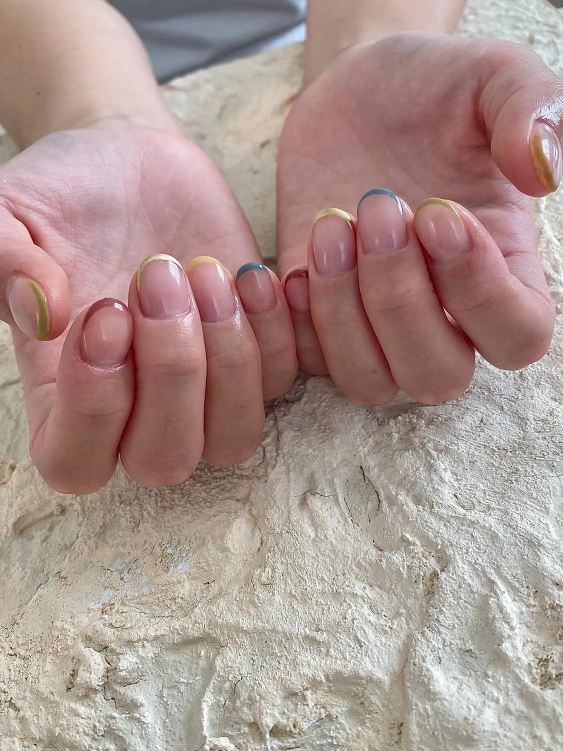 ネイル フレンチネイル ハンドネイル and M. nailのネイルデザイン