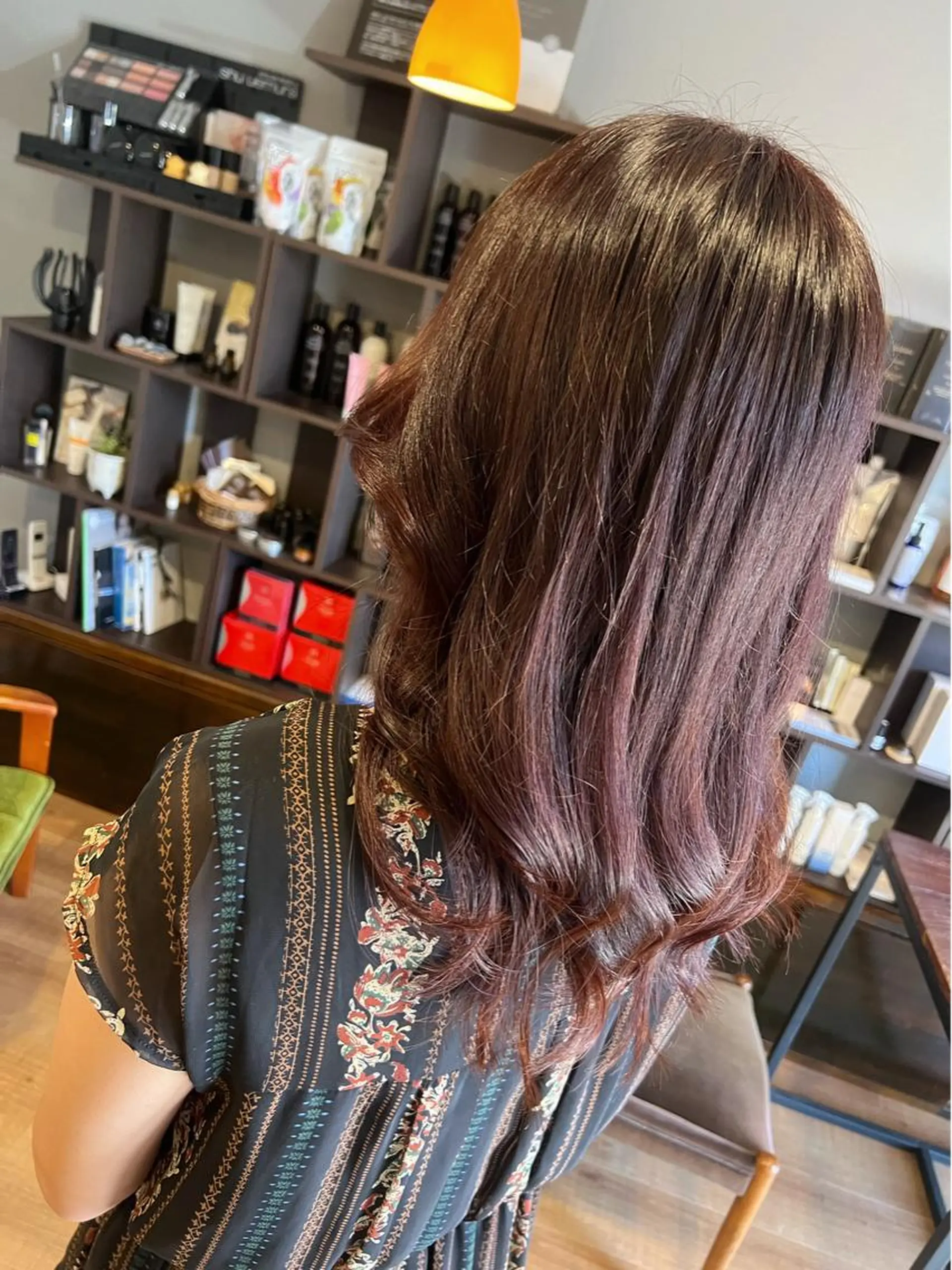 カラー ブラウンカラー ピンクカラー 愛乃 εїз⟡.·*.のヘアスタイル