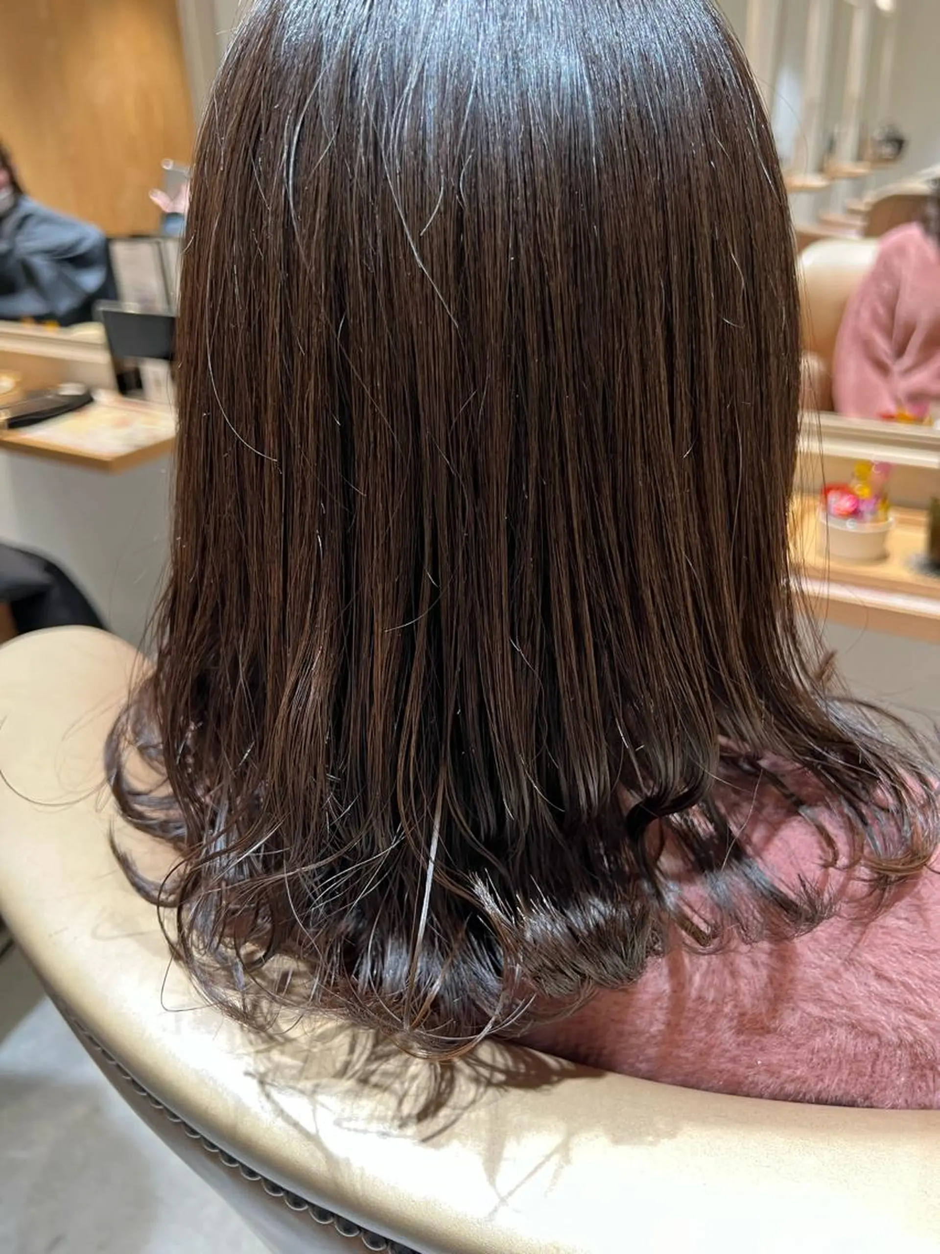 ミディアム 大河原 美優のヘアスタイル