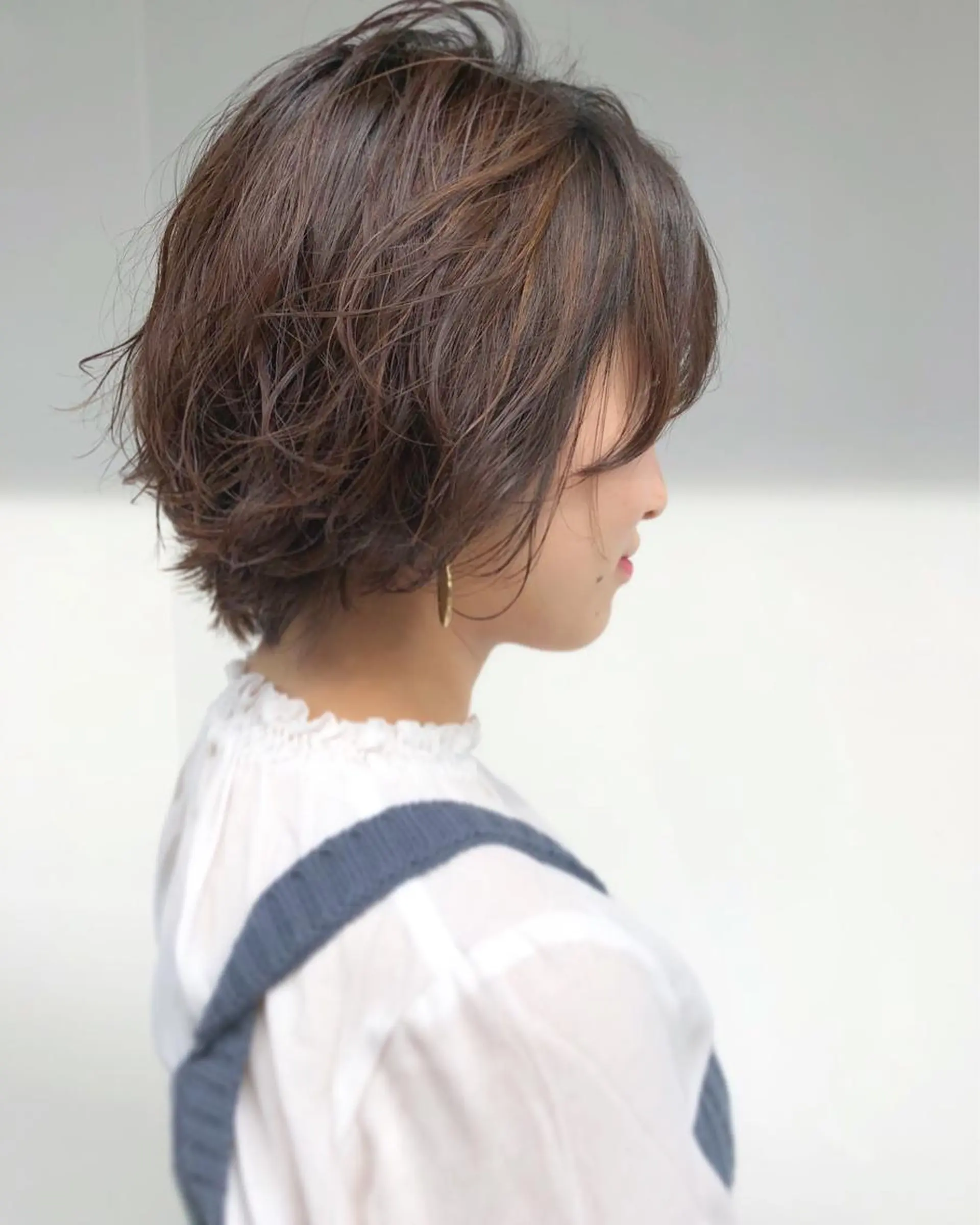 ショート パーマ ZOA classic hair所属・東 みのりのヘアスタイル