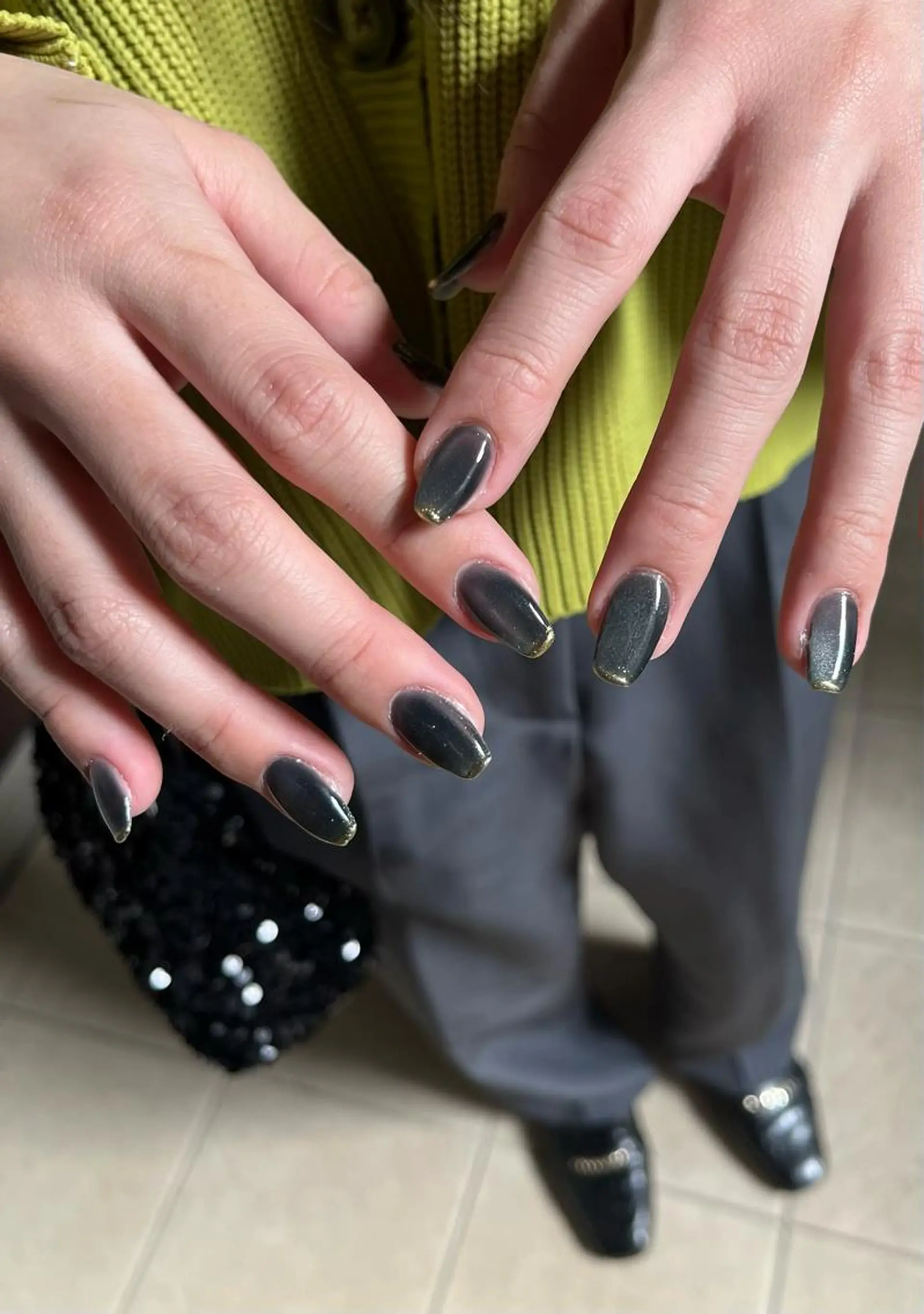 ネイル フレンチネイル マグネットネイル felice nailのネイルデザイン