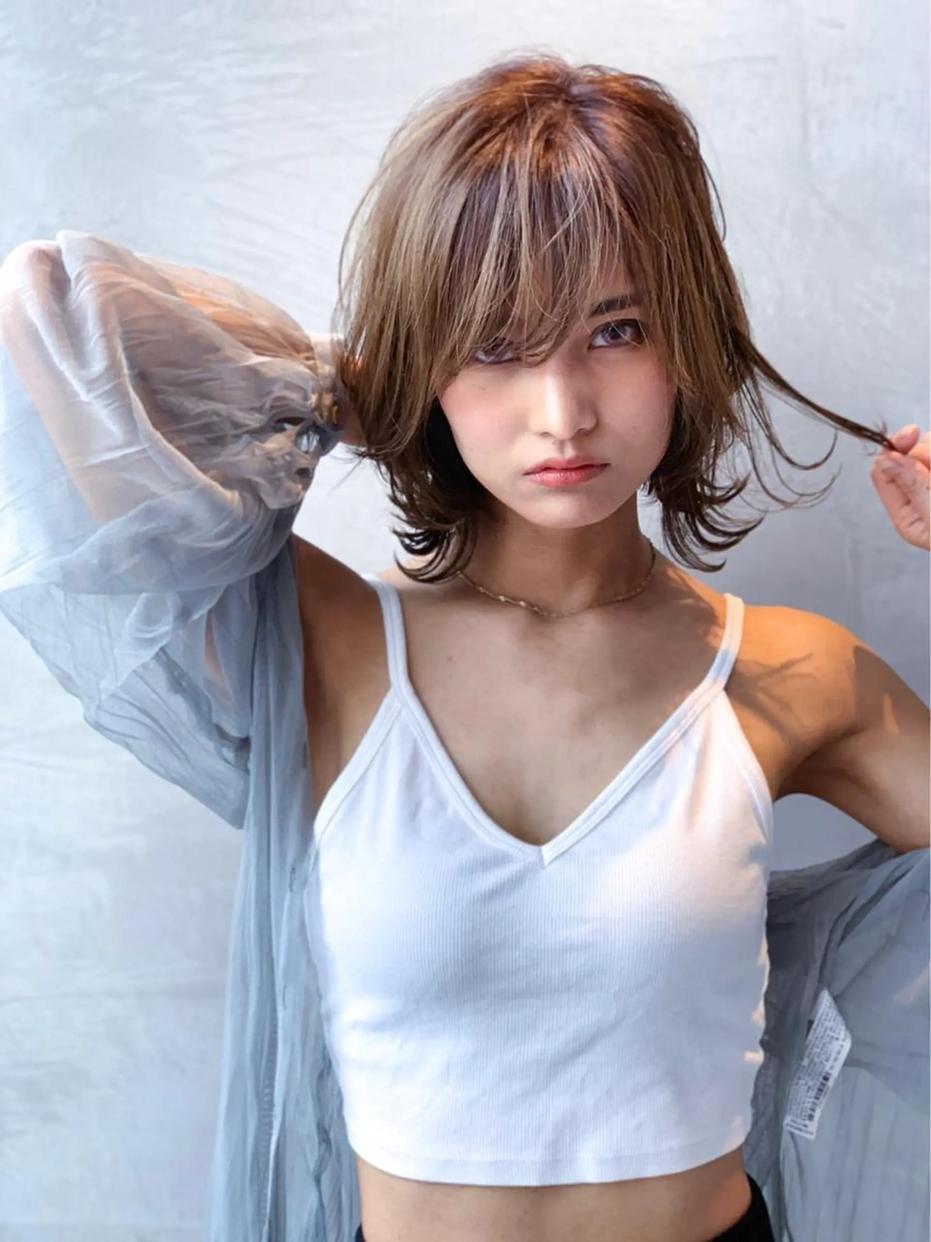 ショート カラー ヘアカラー トリートメント 🉐レイヤー/塩見 弘樹🉐渋谷のヘアスタイル