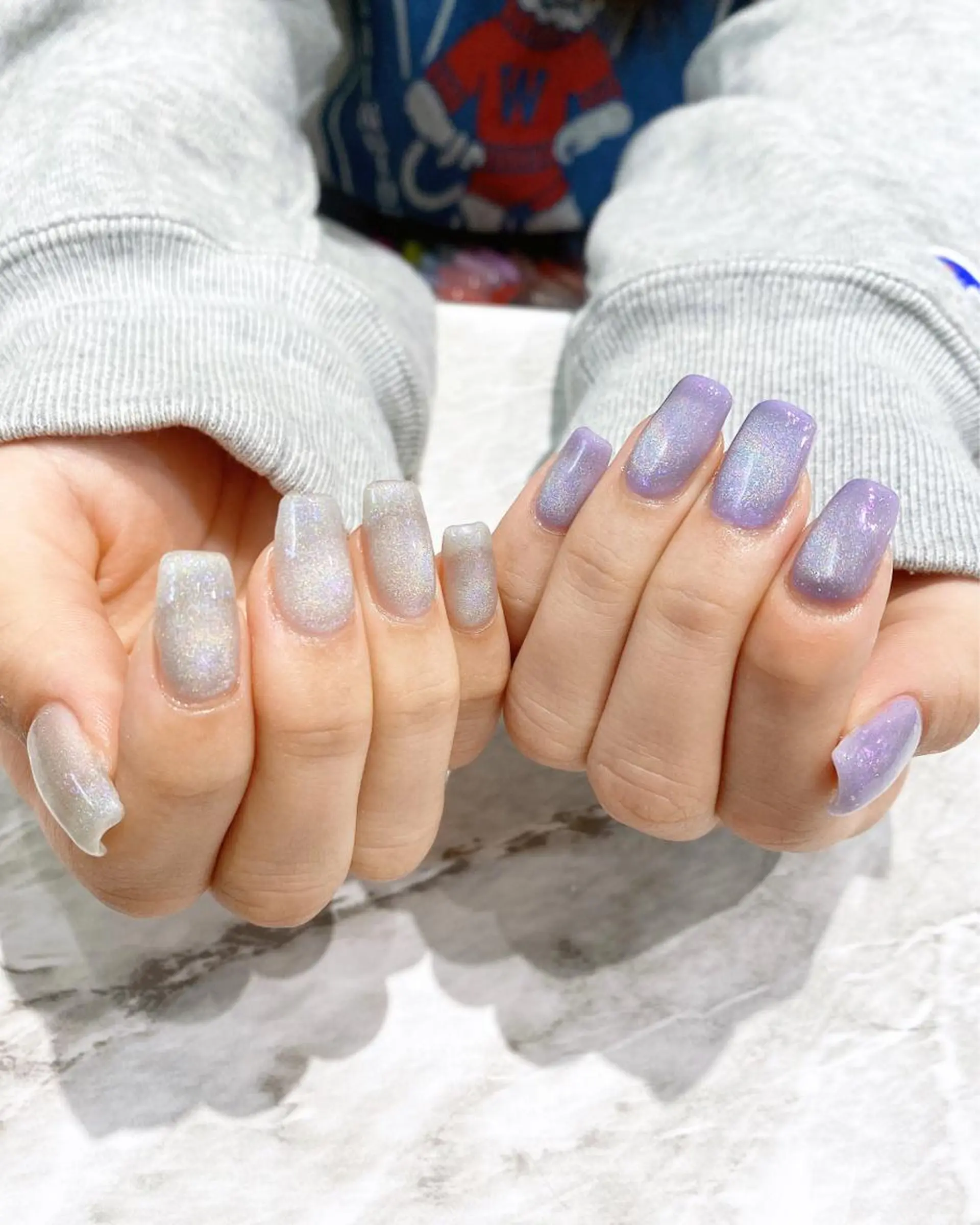 ネイル マグネットネイル ワンカラーネイル ハンドネイル フットネイル ハンドケア nail salon  AlgeTy所属・✴︎:.｡. MAKI.｡.:✴︎のネイルデザイン