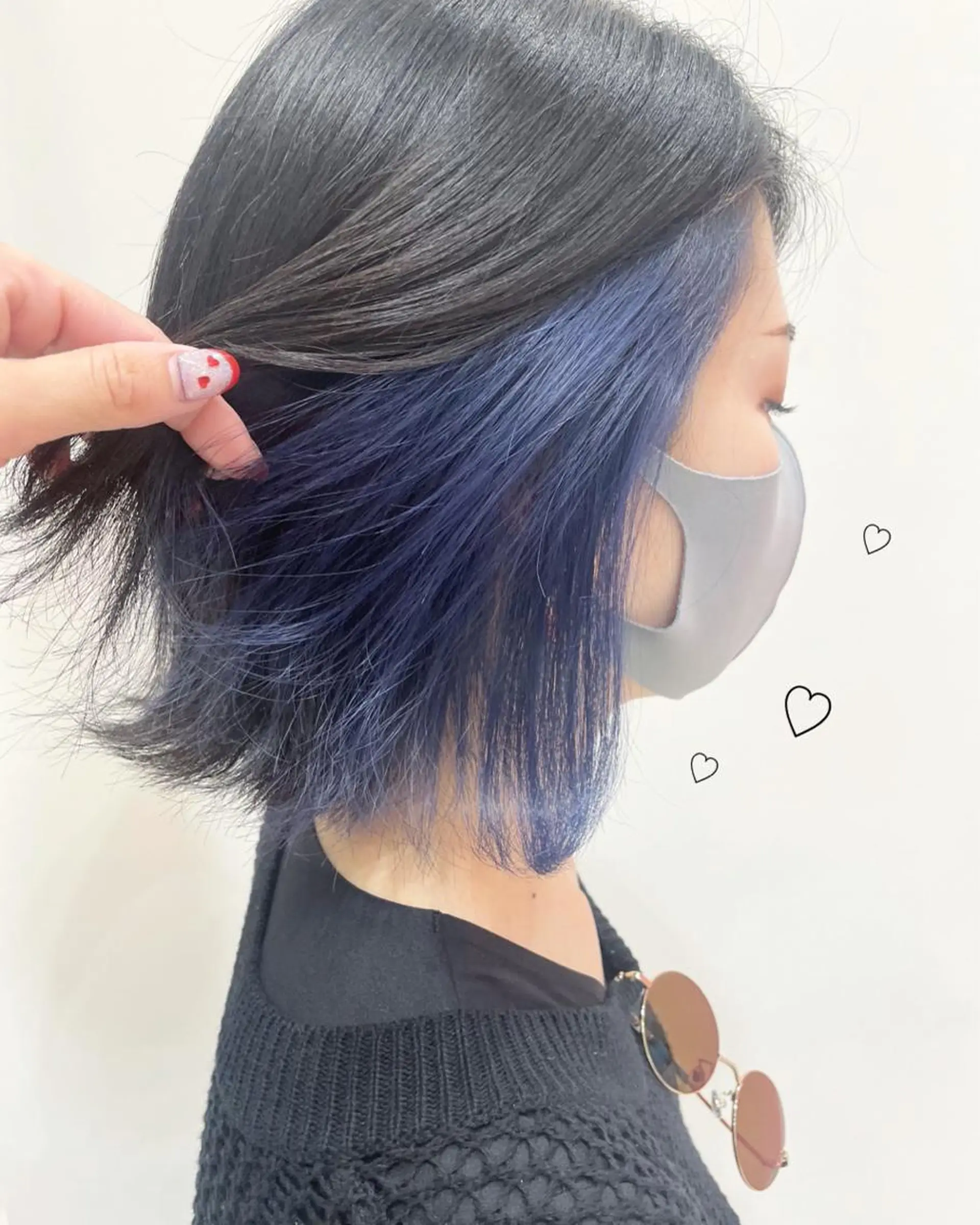 ショート カラー ブルーカラー ボブ EMANON新宿東口所属・新宿駅近♡個室 ♡関口三都季🌜のヘアスタイル
